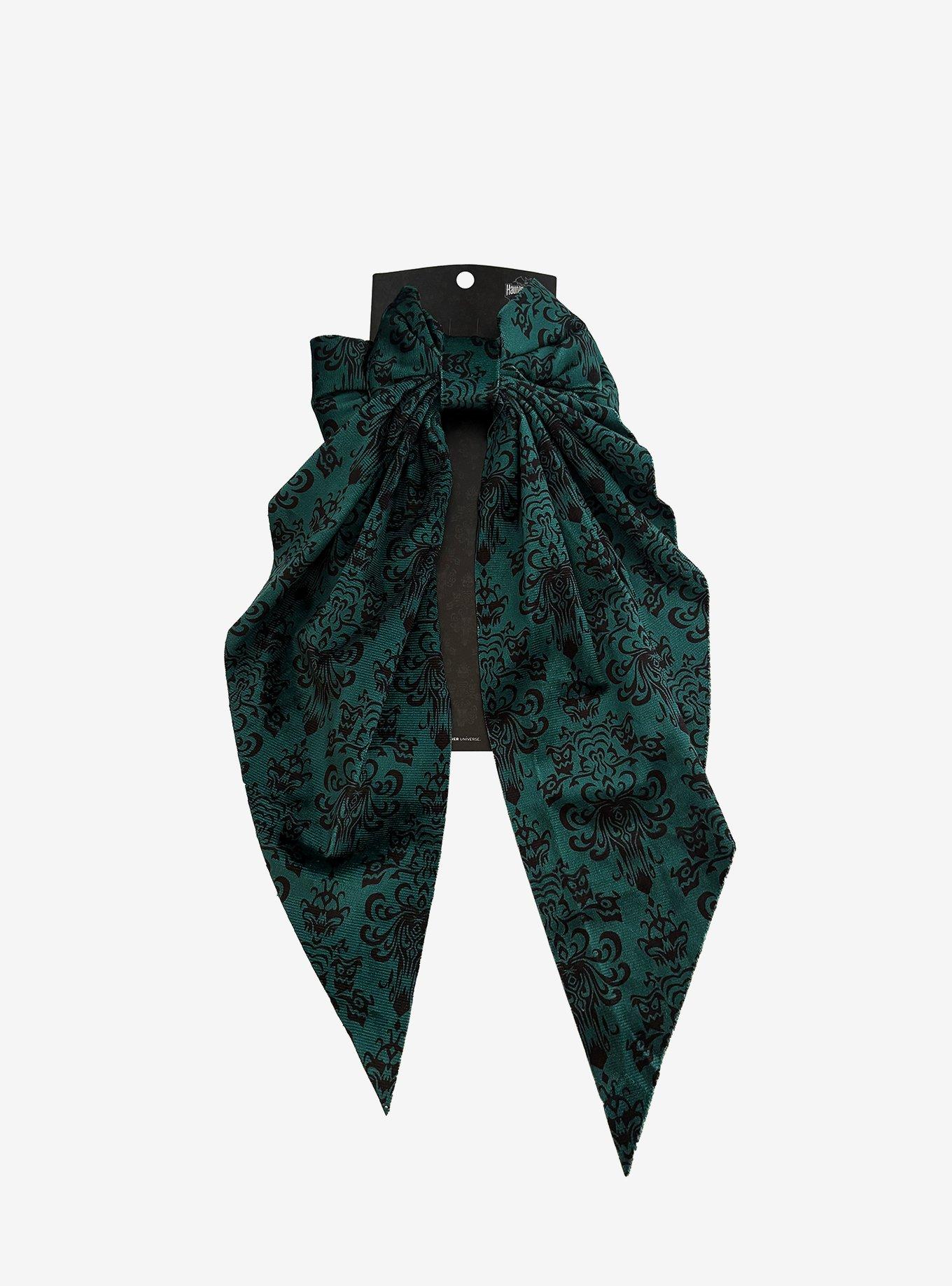 Her Universe Disney The Haunted Mansion Wallpaper Velvet Hair Bow, , hi-res