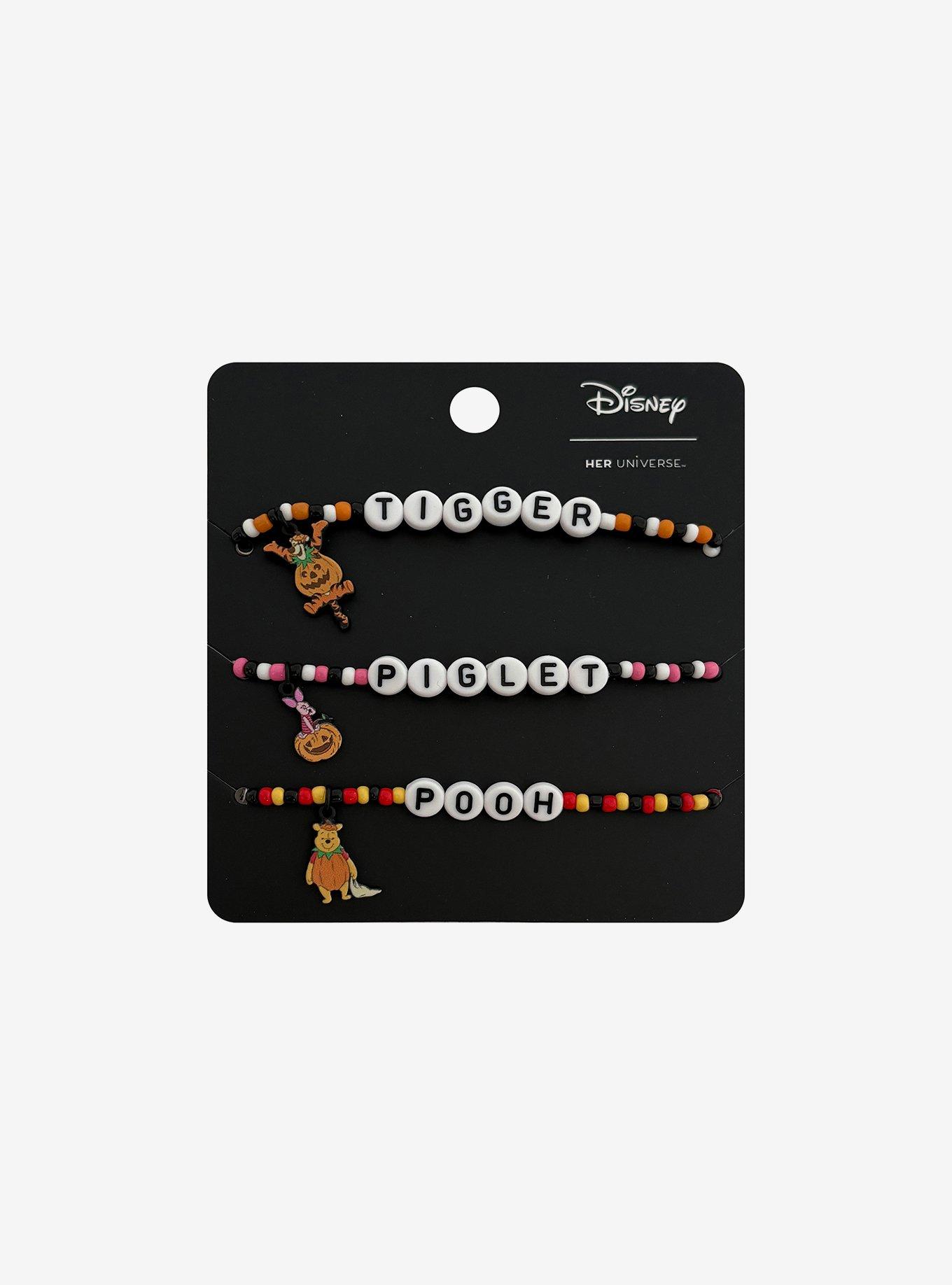 Her Universe Disney Winnie The Pooh Halloween Trio Bead Bracelet Set, , hi-res