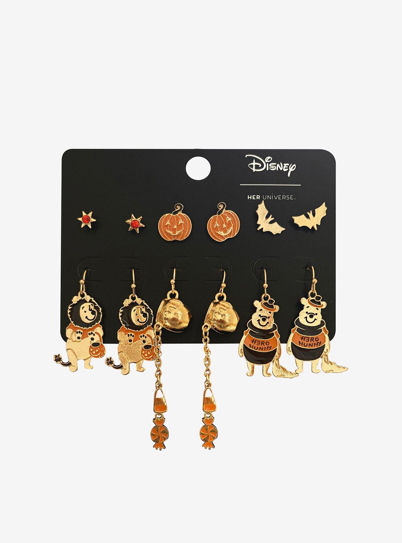 Her Universe Disney Winnie The Pooh Halloween Earring Set, , hi-res