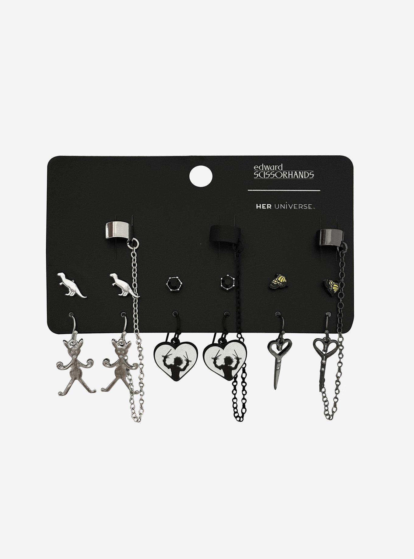 Her Universe Edward Scissorhands Stud & Cuff Earring Set, , hi-res