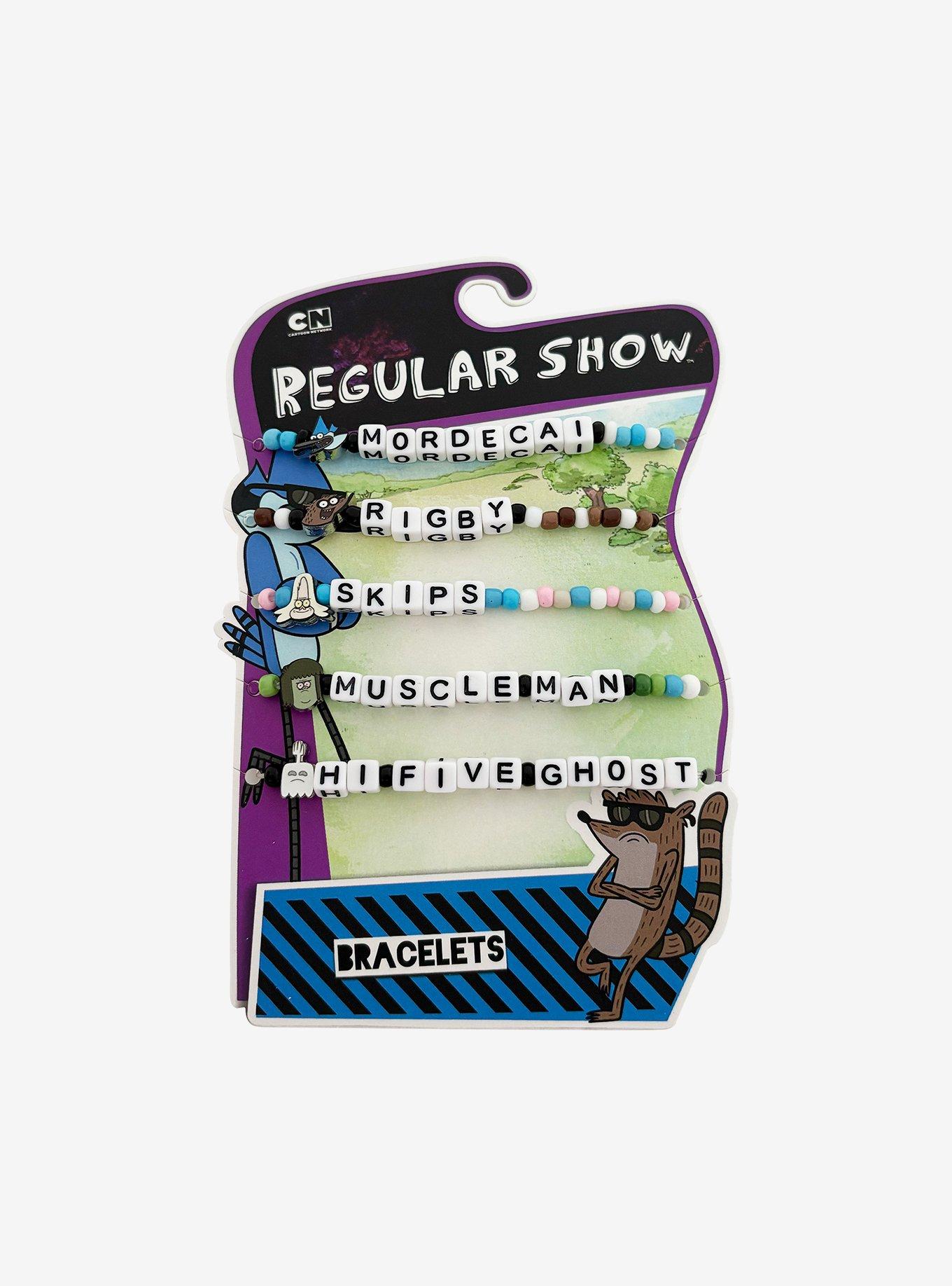 Regular Show Character Bead Bracelet Set, , hi-res