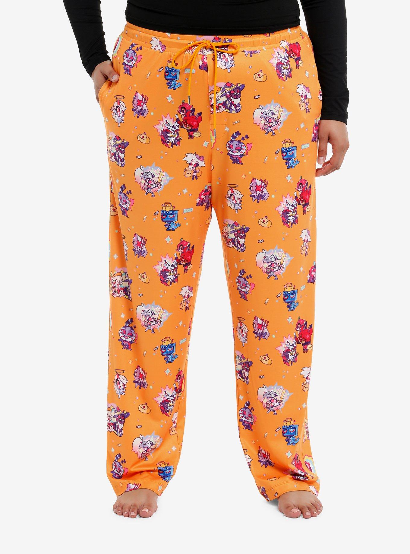 Hazbin Hotel Chibi Halloween Pajama Pants Plus Size, , hi-res
