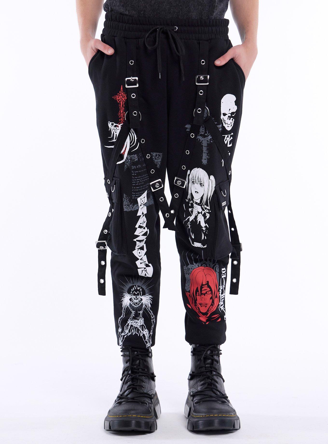 Death Note Harness Straps Icon Jogger Sweatpants, , hi-res