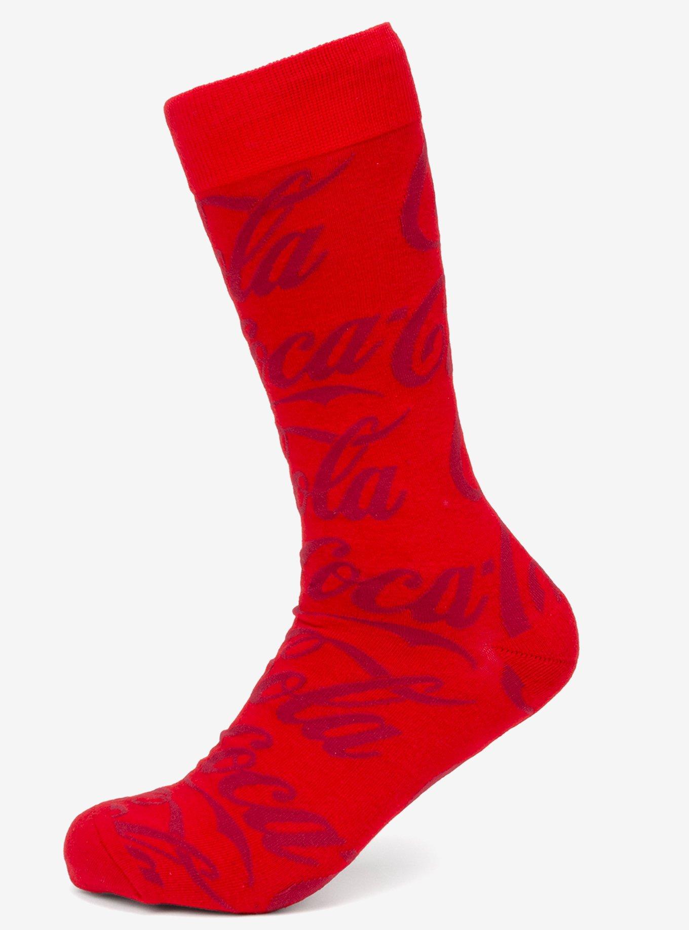 Coca-Cola Red Logo Dress Socks, , hi-res