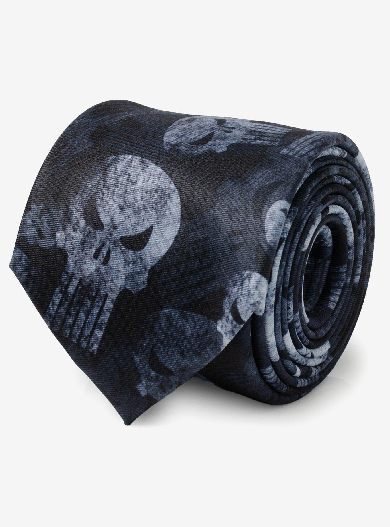 Marvel Punisher Dark Teal Men's Tie, , hi-res