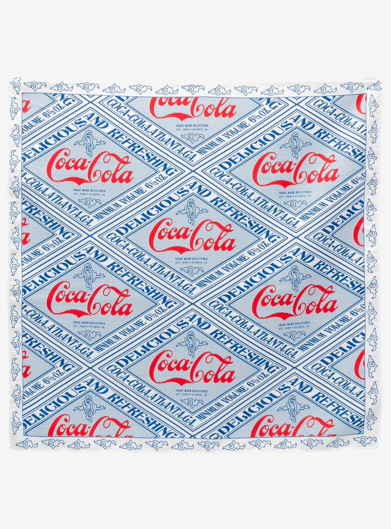 Coca-Cola Print Satin Scarf, , hi-res