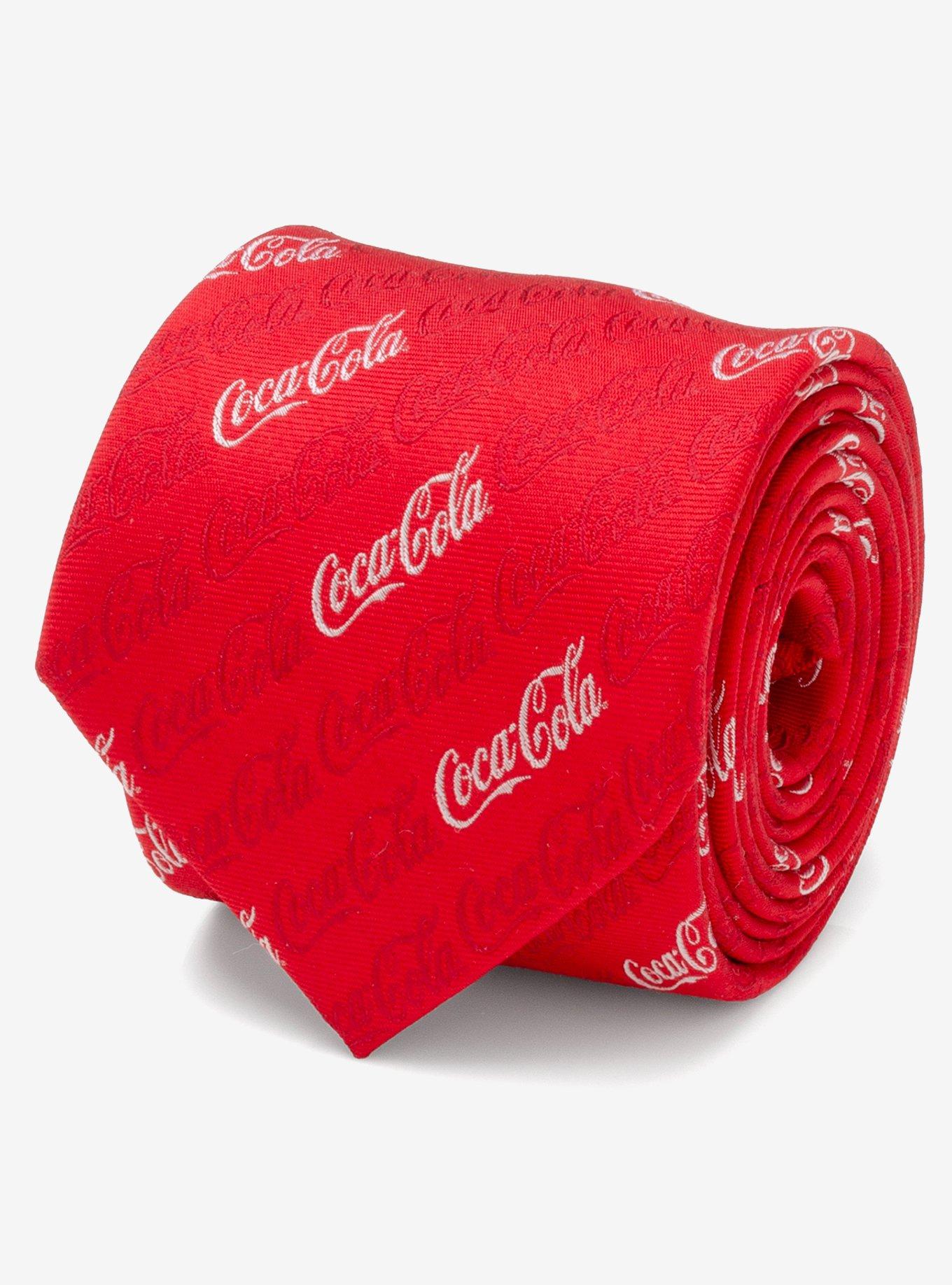 Coca-Cola Logo Red Men's Tie, , hi-res