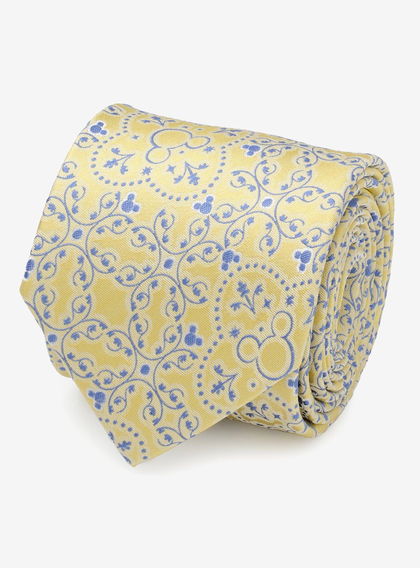 Disney Mickey Mouse Yellow Multi Men's Tie, , hi-res