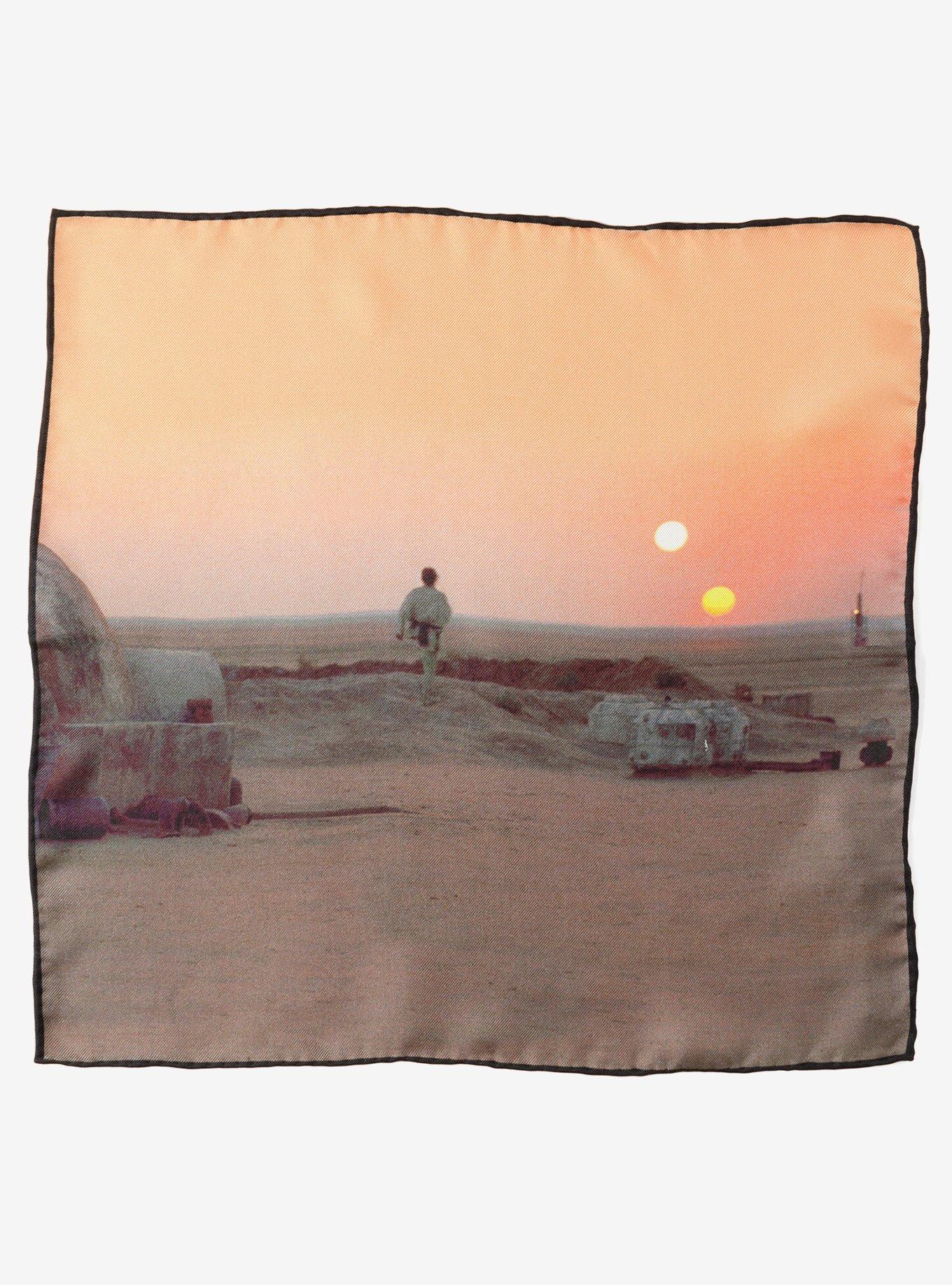 Star Wars Binary Sunset Pocket Square, , hi-res