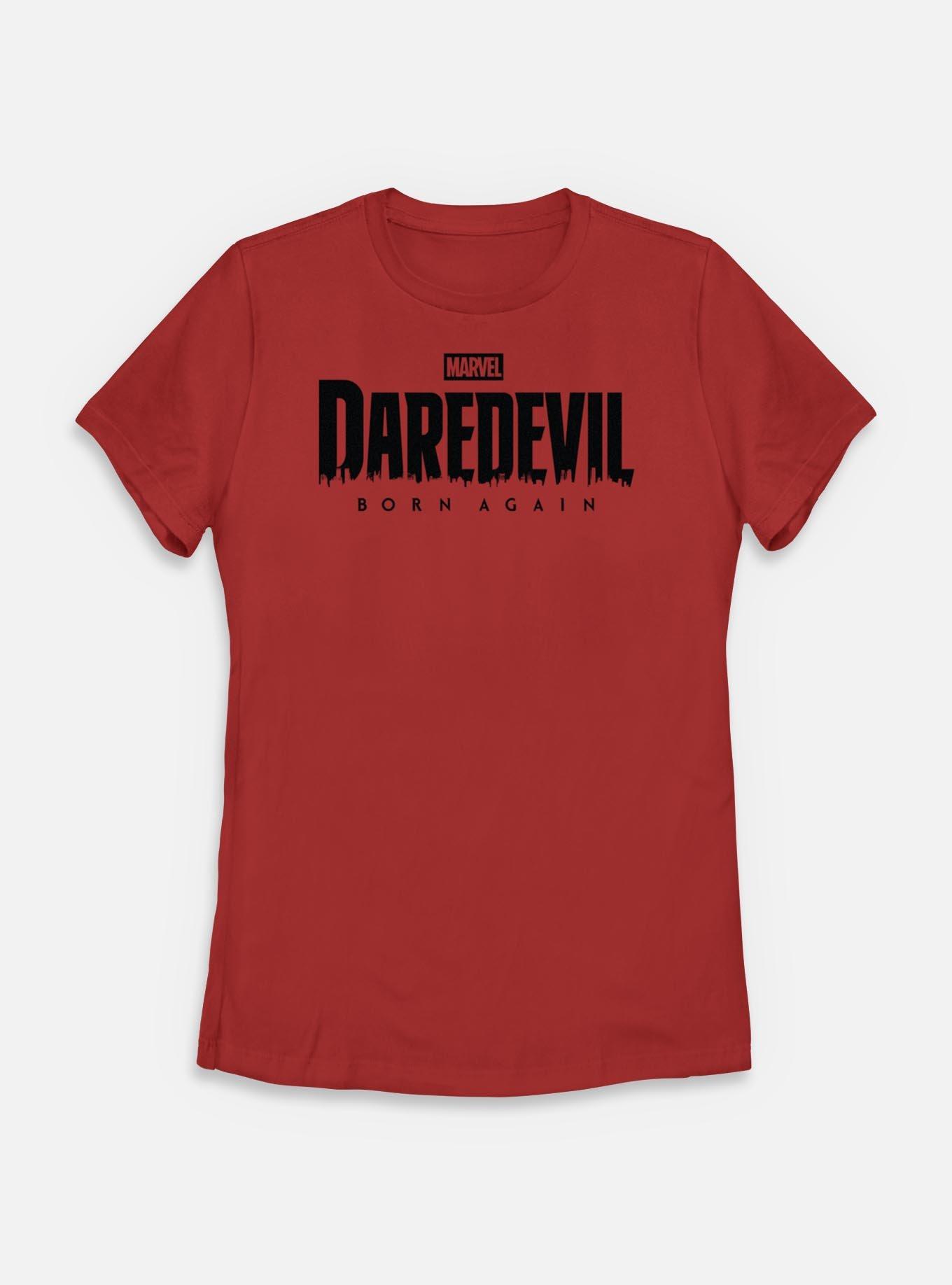 Marvel Daredevil: Born Again Black Logo Womens T-Shirt, , hi-res