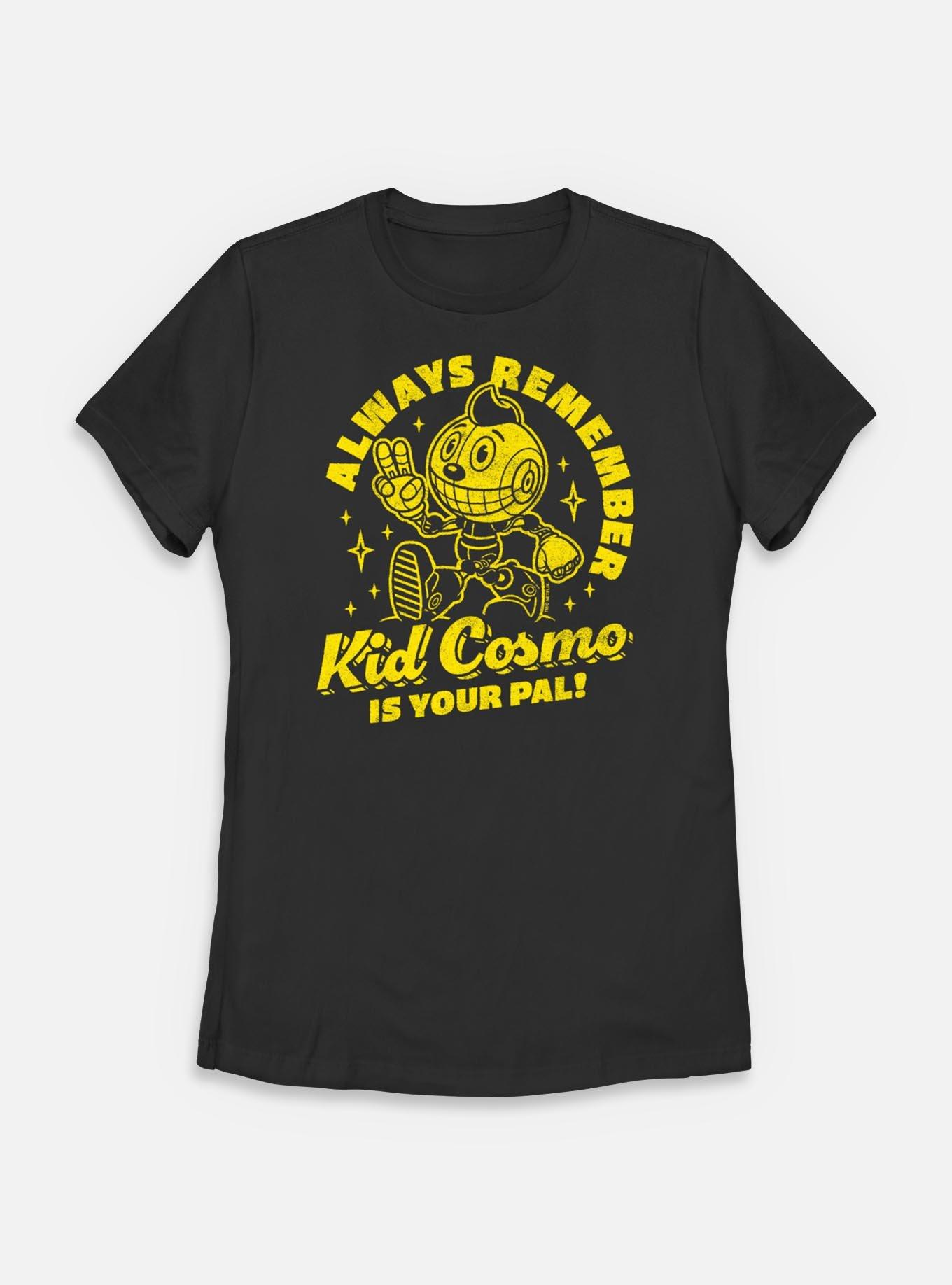 The Electric State Always Remember Kid Cosmo Womens T-Shirt, BLACK, hi-res