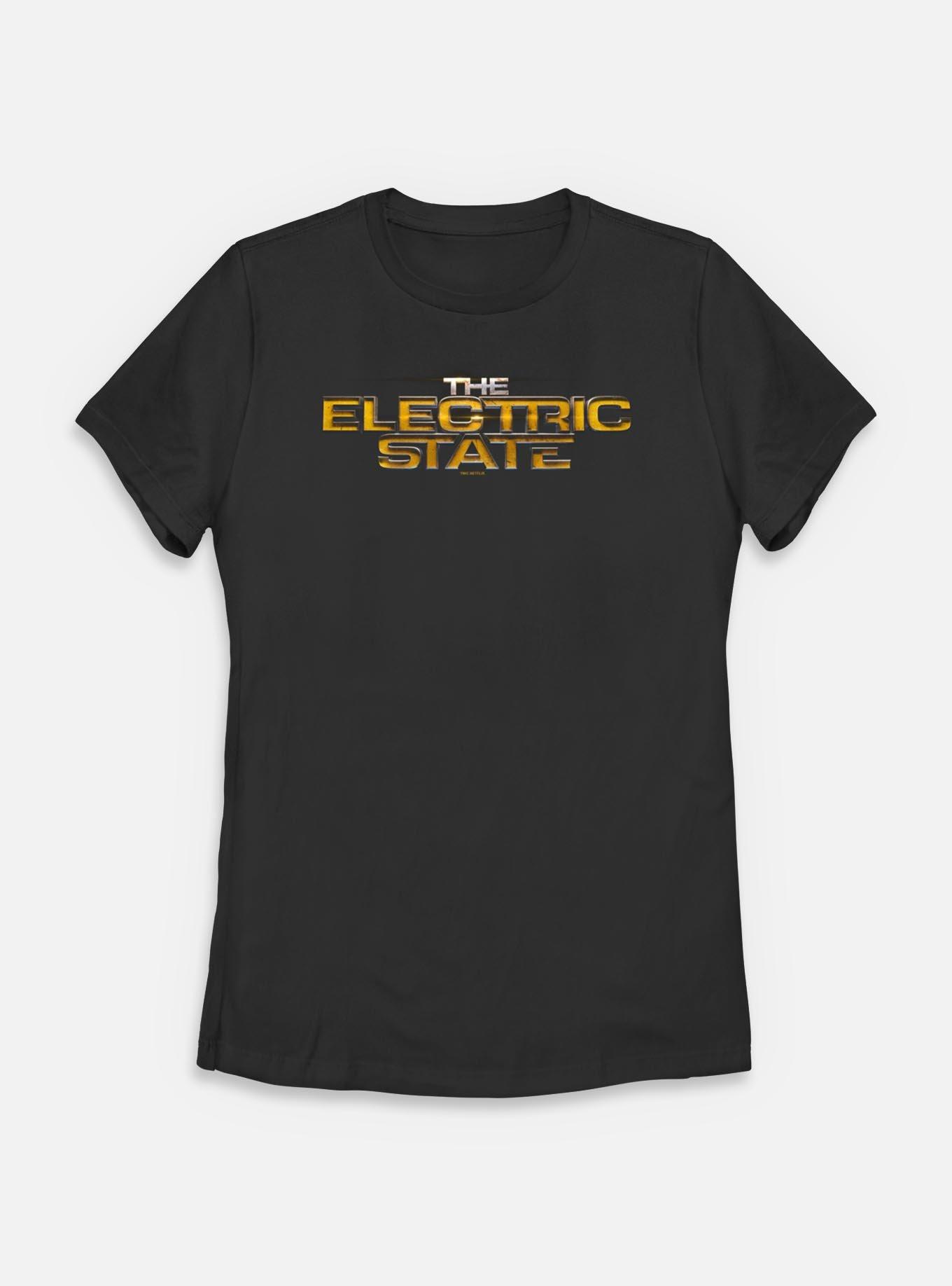 The Electric State Logo Womens T-Shirt, BLACK, hi-res