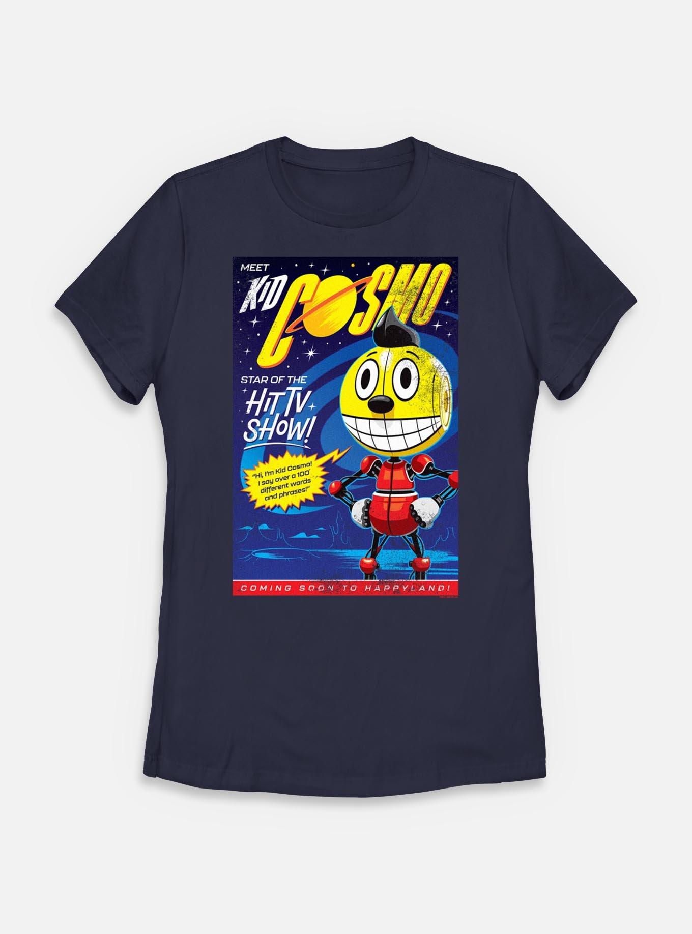 The Electric State Meet Kid Cosmo Womens T-Shirt, NAVY, hi-res