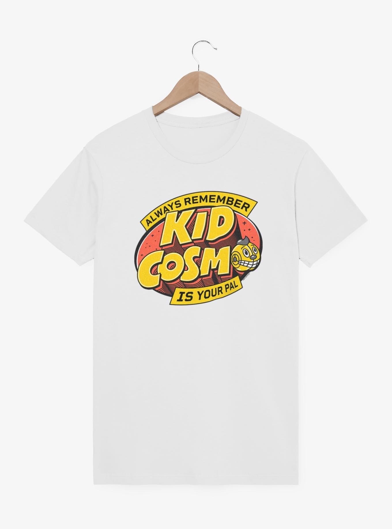 The Electric State Always Remember Kid Cosmo Is Your Pal Logo T-Shirt, WHITE, hi-res