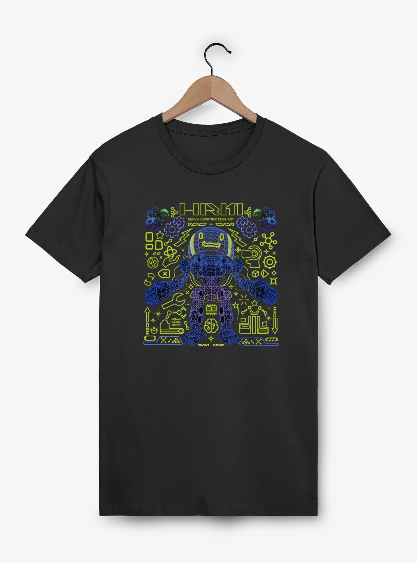 The Electric State Herman Heavy Construction Bot T-Shirt, BLACK, hi-res