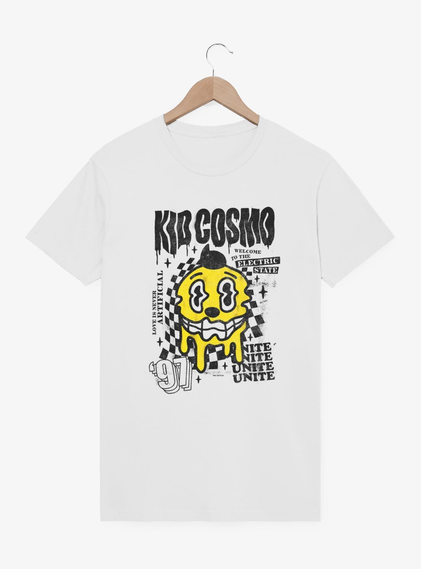 The Electric State Kid Cosmo Drip T-Shirt, WHITE, hi-res