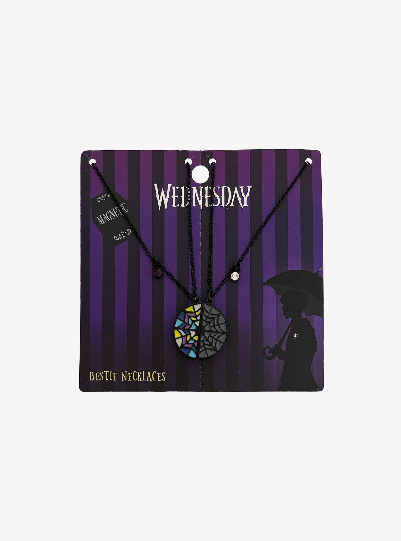 Wednesday & Enid Magnetic Best Friend Necklace Set, , hi-res