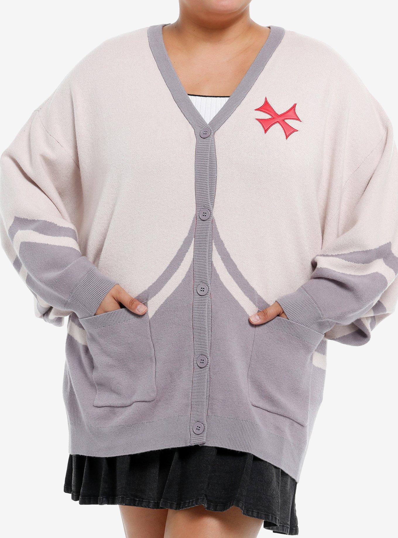 Hazbin Hotel Vaggie Moth Wing Cardigan Plus Size, , hi-res
