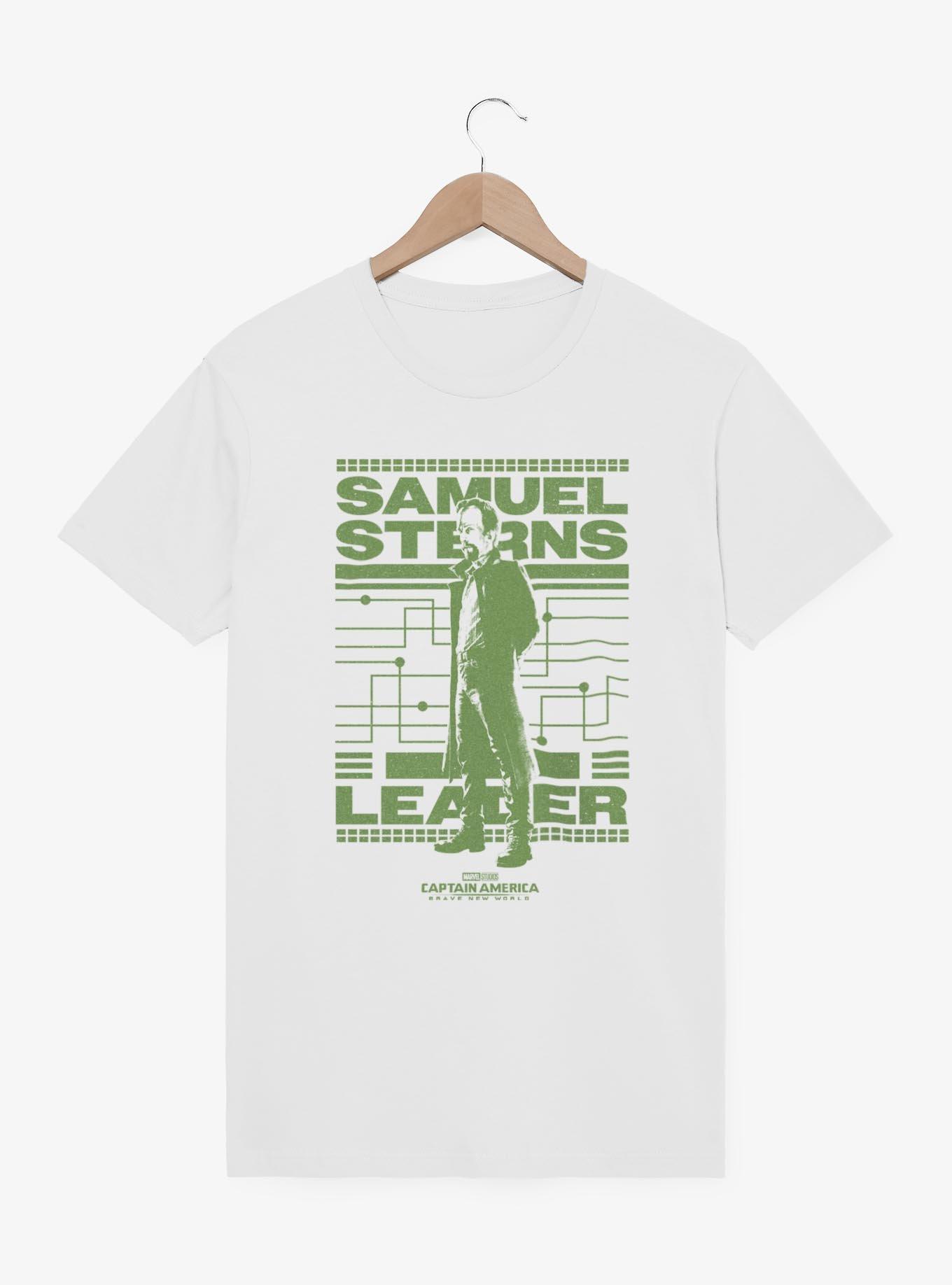 Captain America: Brave New World Samuel Sterns Leader Poster T-Shirt,All Products : American Fashion Style Bags On Sale