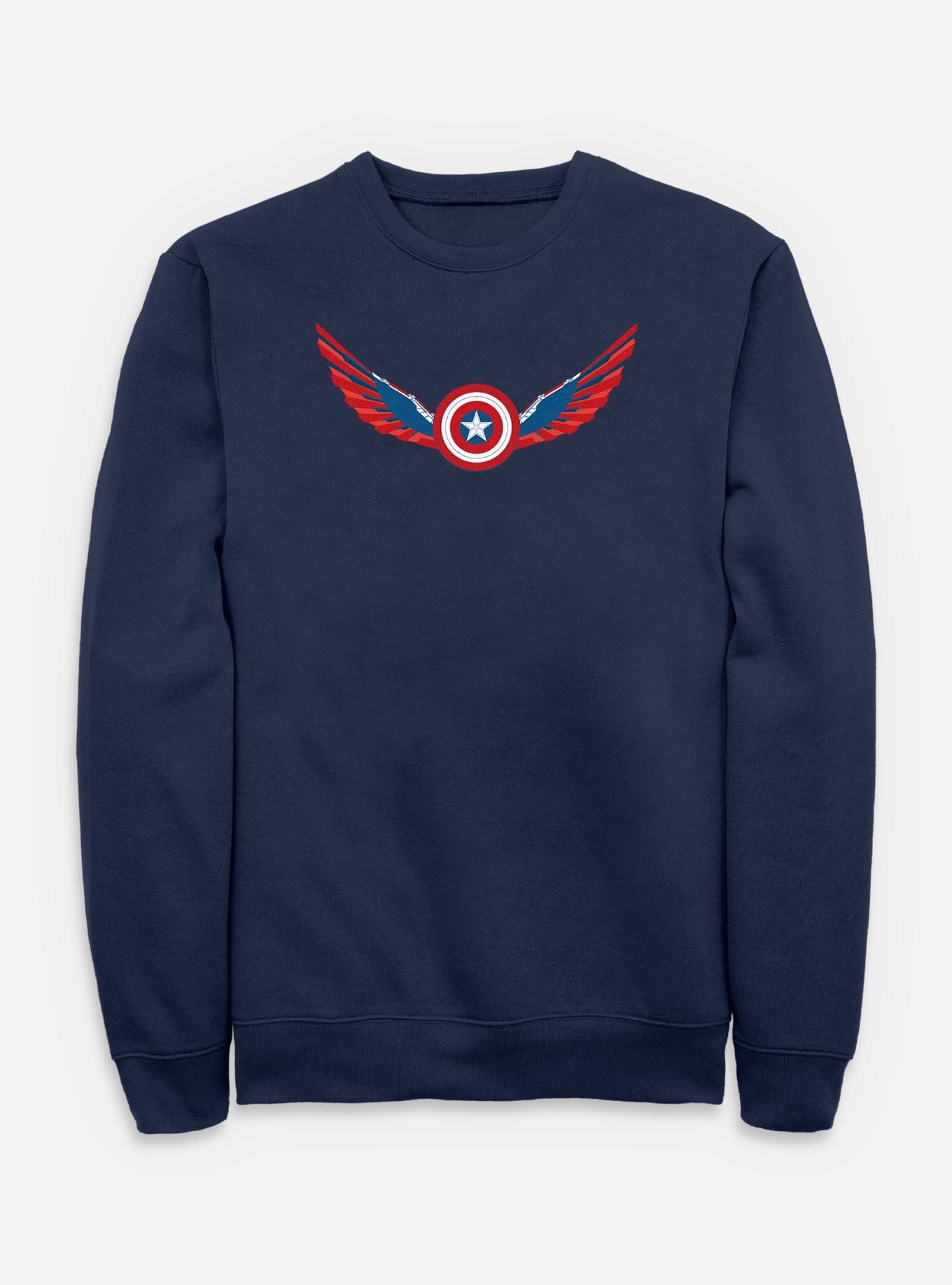 Captain America: Brave New World Wings Shield Falcon Sweatshirt, , hi-res