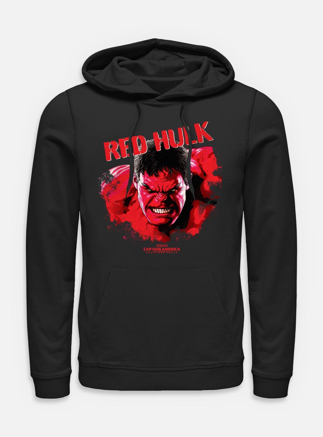 Captain America: Brave New World Red Hulk Bust Hoodie,All Products : American Fashion Style Bags On Sale