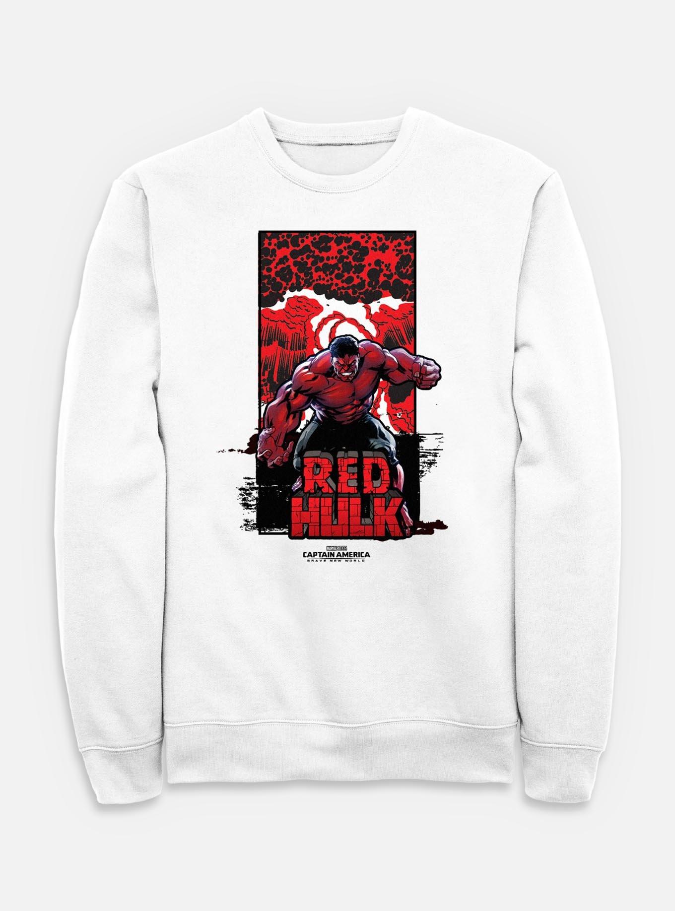 Captain America: Brave New World Red Hulk Bomb Sweatshirt,All Products : American Fashion Style Bags On Sale