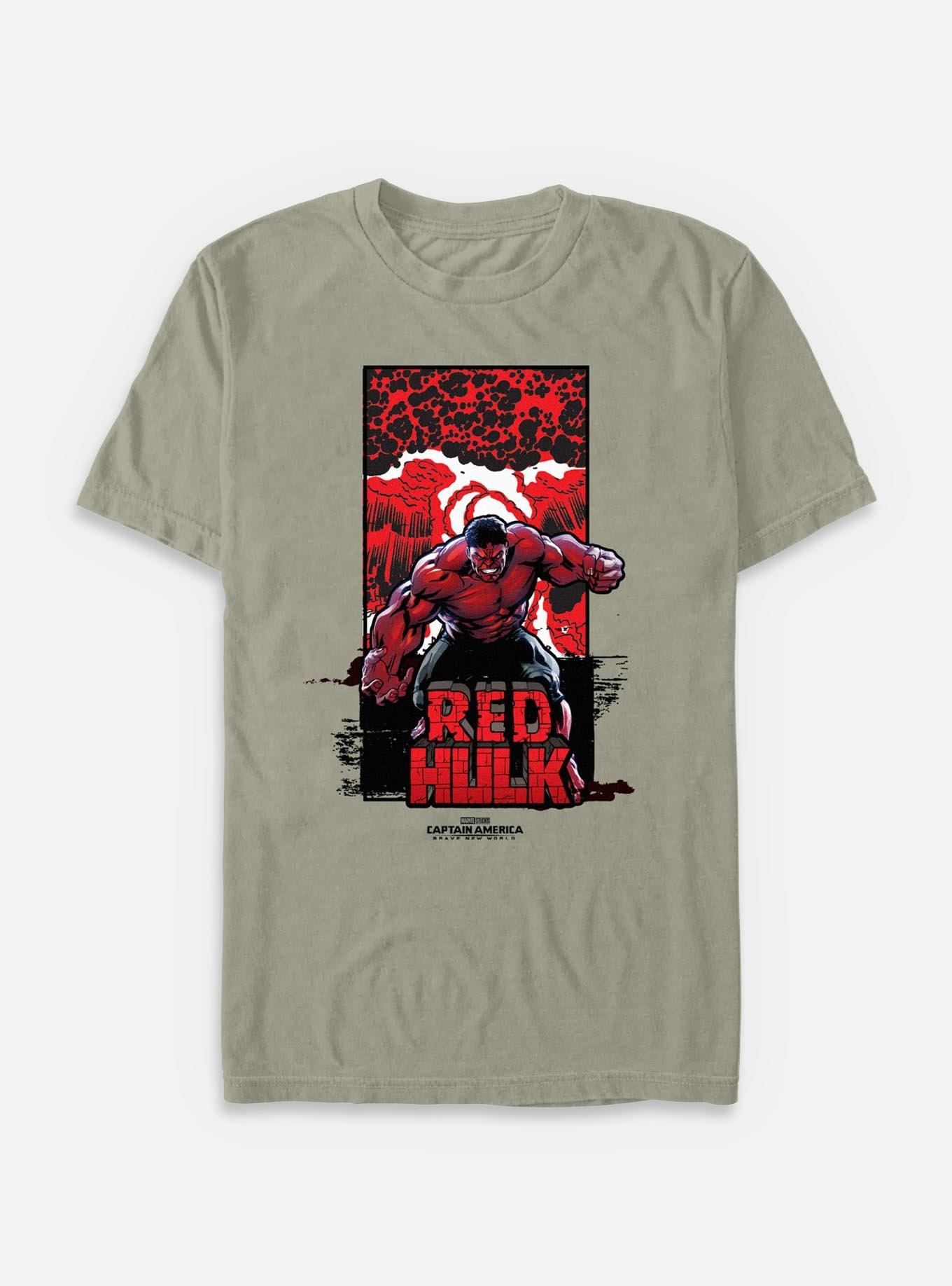 Captain America: Brave New World Red Hulk Bomb Garment Dye T-Shirt, SANDSTONE, hi-res