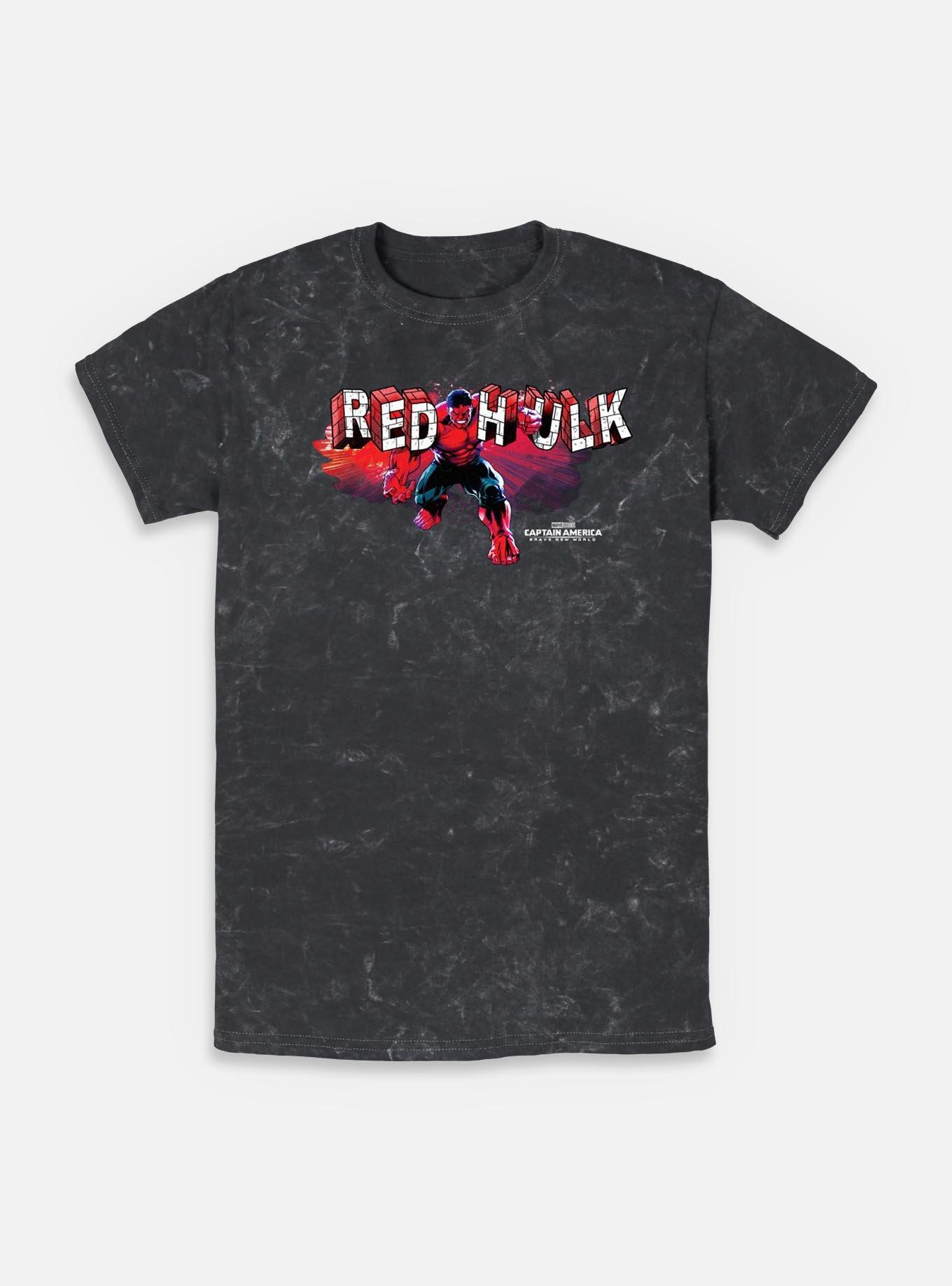 Captain America: Brave New World Big Red Hulk Mineral Wash T-Shirt, , hi-res