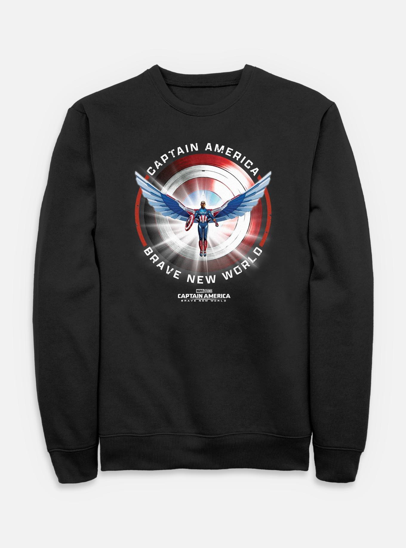 Captain America Brave New World Captain America Shield Sweatshirt