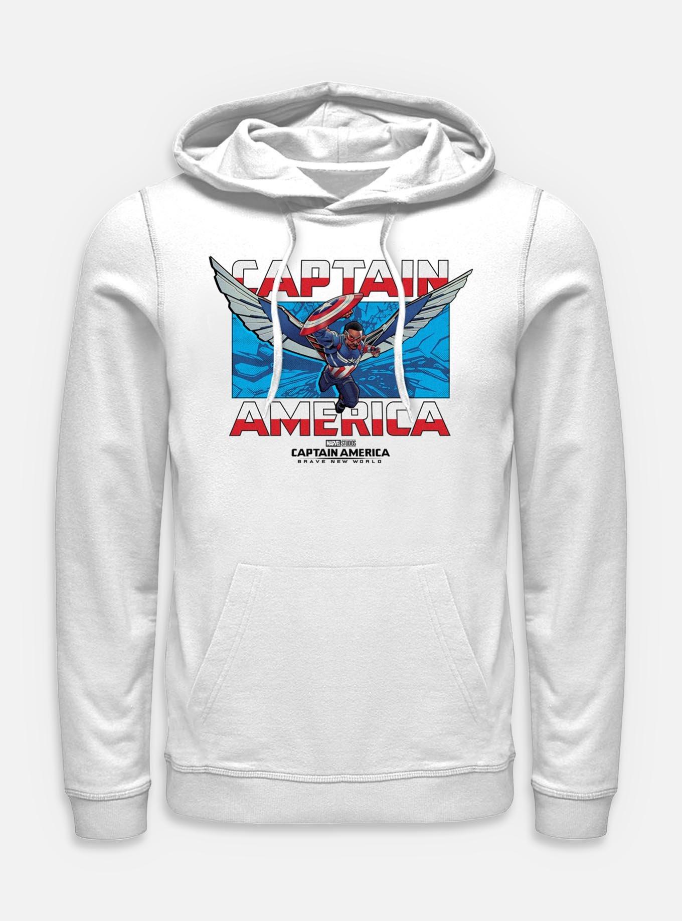 Captain America Brave New World Breakthrough Captain America Hoodie