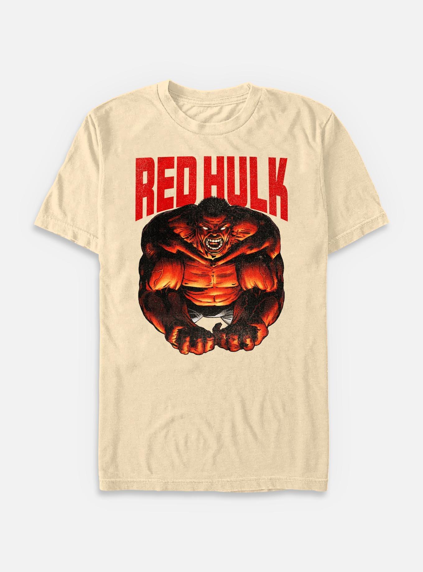 Marvel Red Hulk Garment Dye T-Shirt, , hi-res