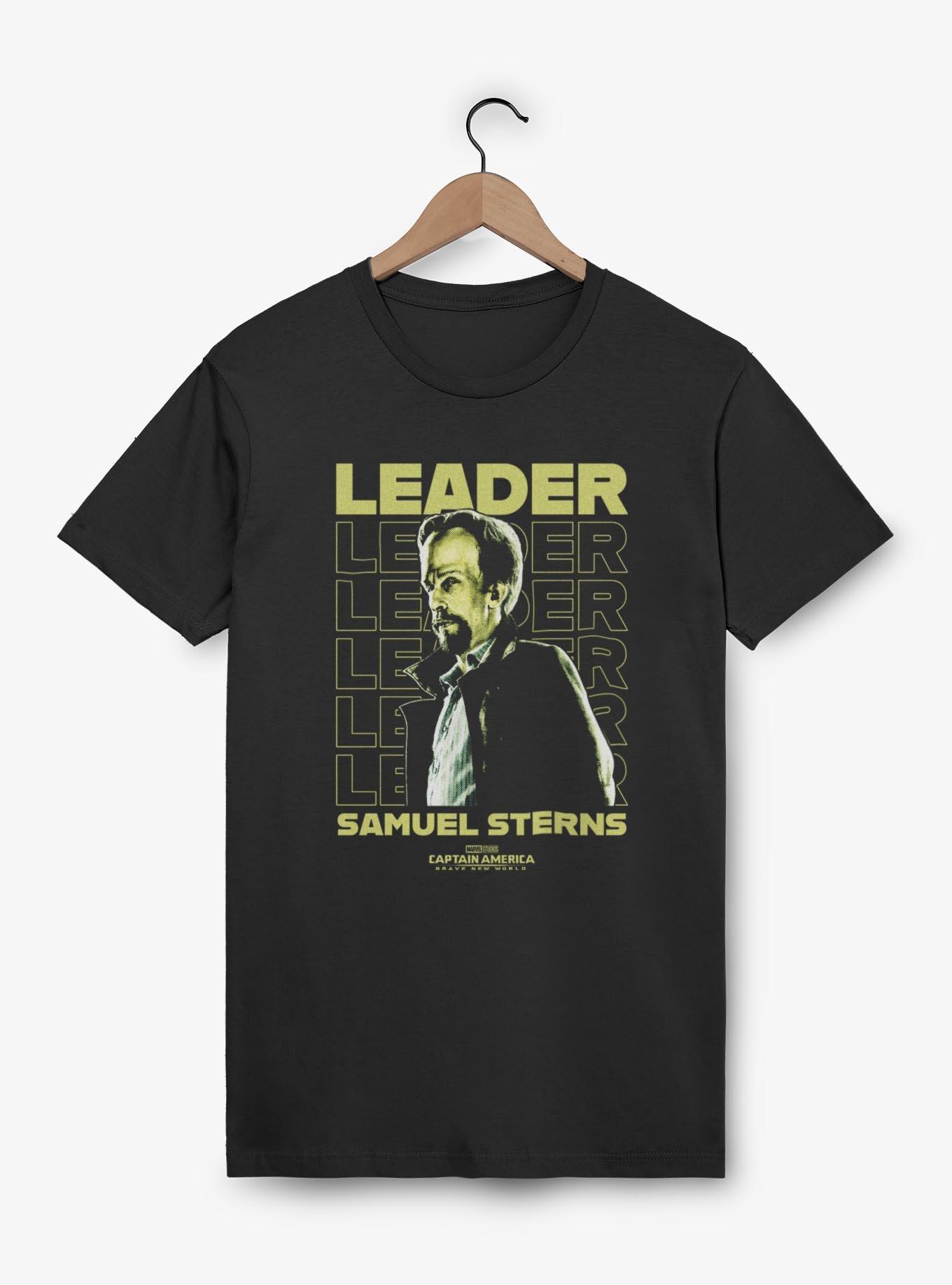 Captain America: Brave New World Leader Samuel Sterns T-Shirt,All Products : American Fashion Style Bags On Sale