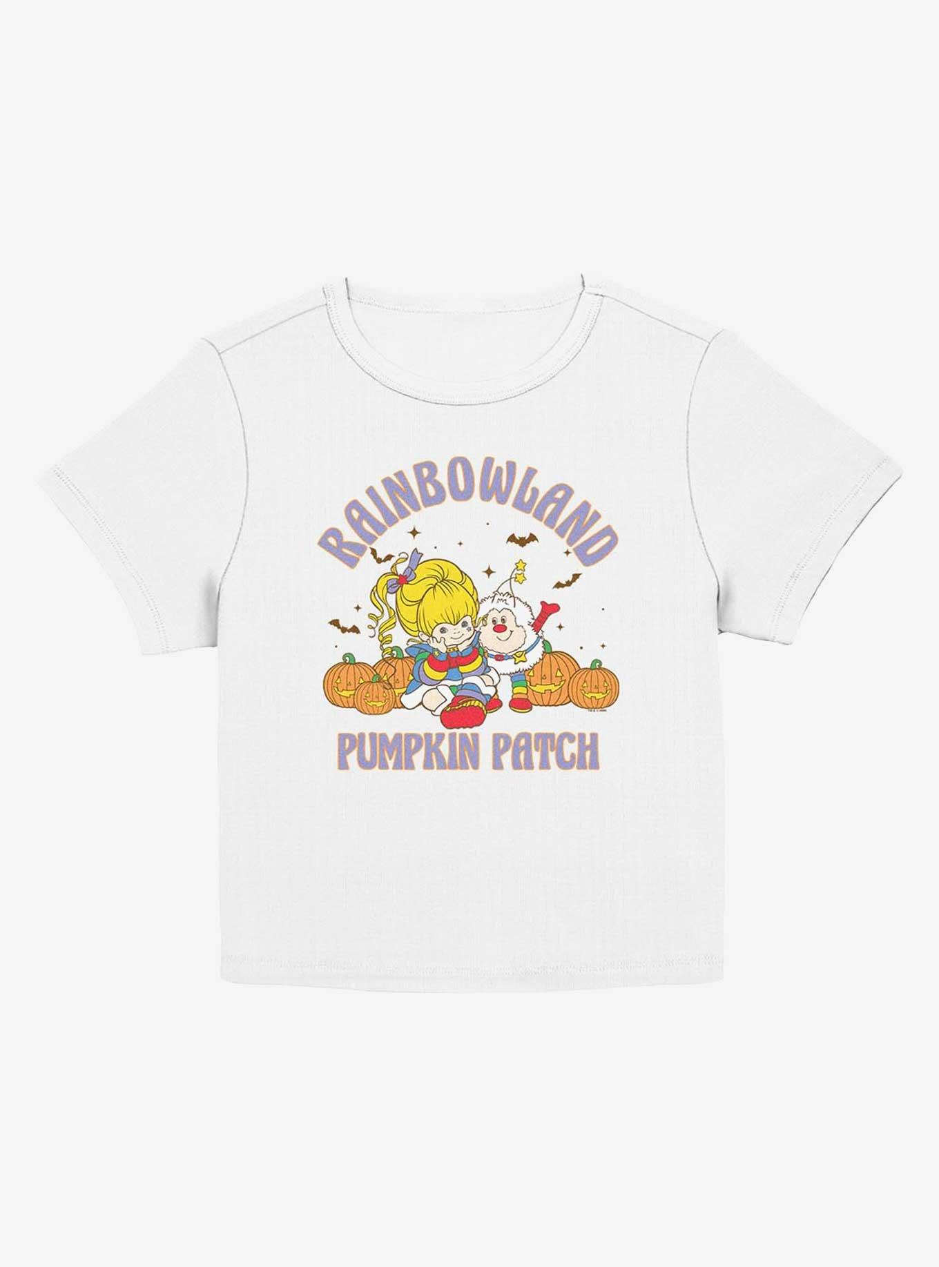Rainbow Brite Rainbowland Pumpkin Patch Girls Baby T-Shirt, EGRET, hi-res