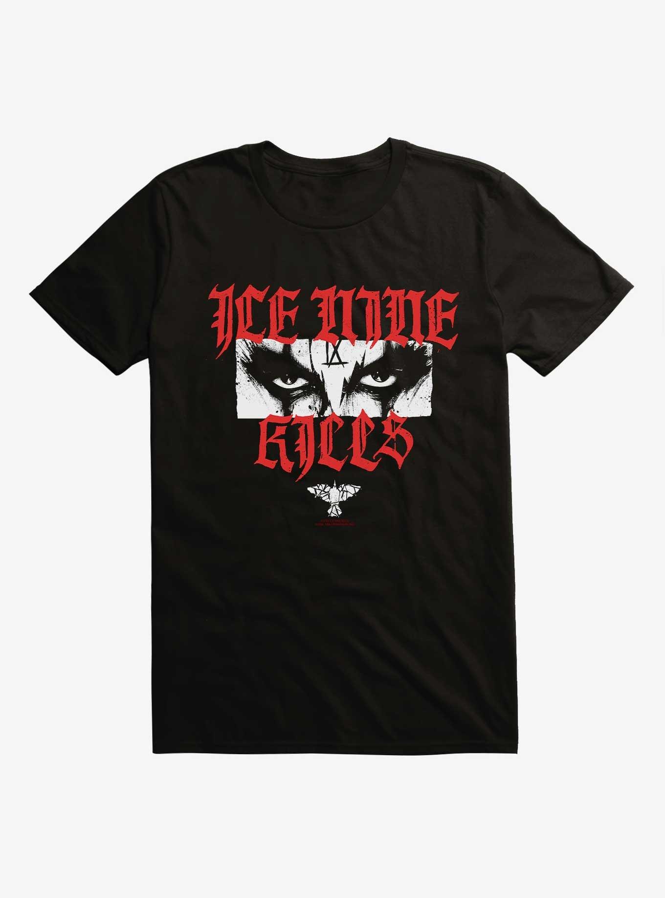 Ice Nine Kills X The Crow Eyes T-Shirt, BLACK, hi-res