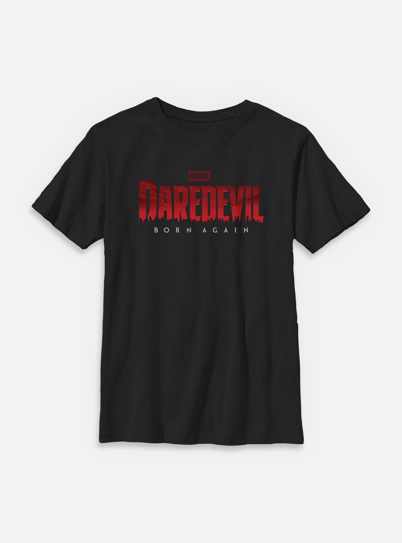 Marvel Daredevil: Born Again Red Logo Youth T-Shirt, , hi-res