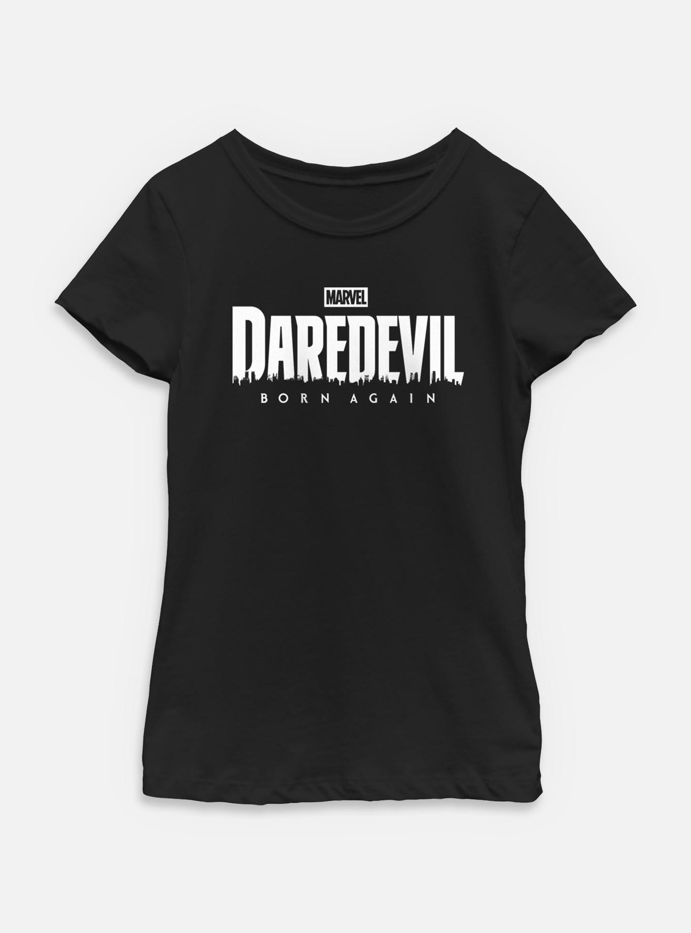 Marvel Daredevil: Born Again Logo Youth Girls T-Shirt, , hi-res