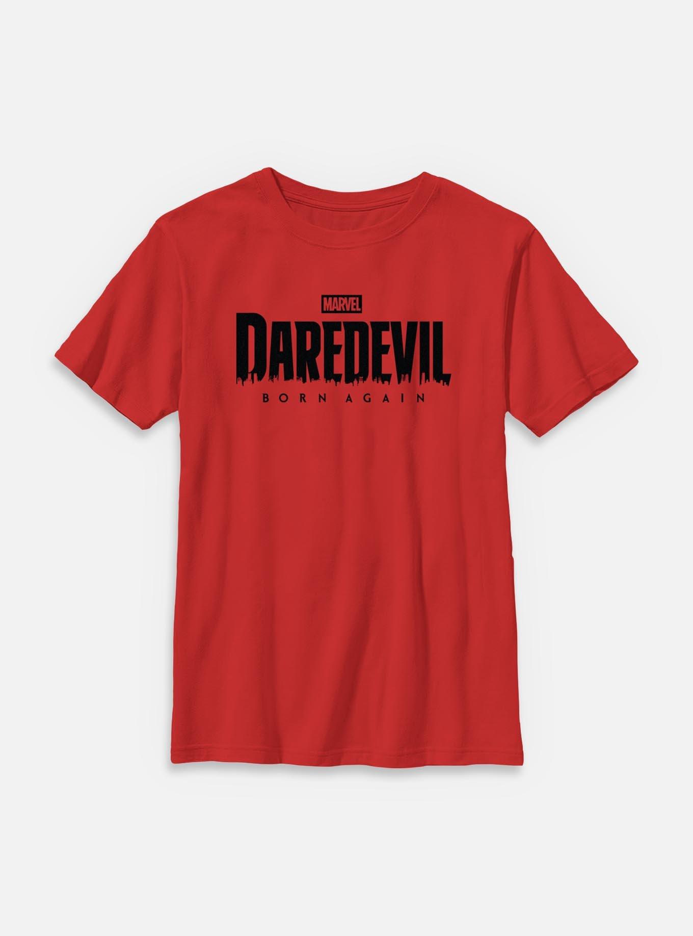 Marvel Daredevil: Born Again Black Logo Youth T-Shirt, , hi-res