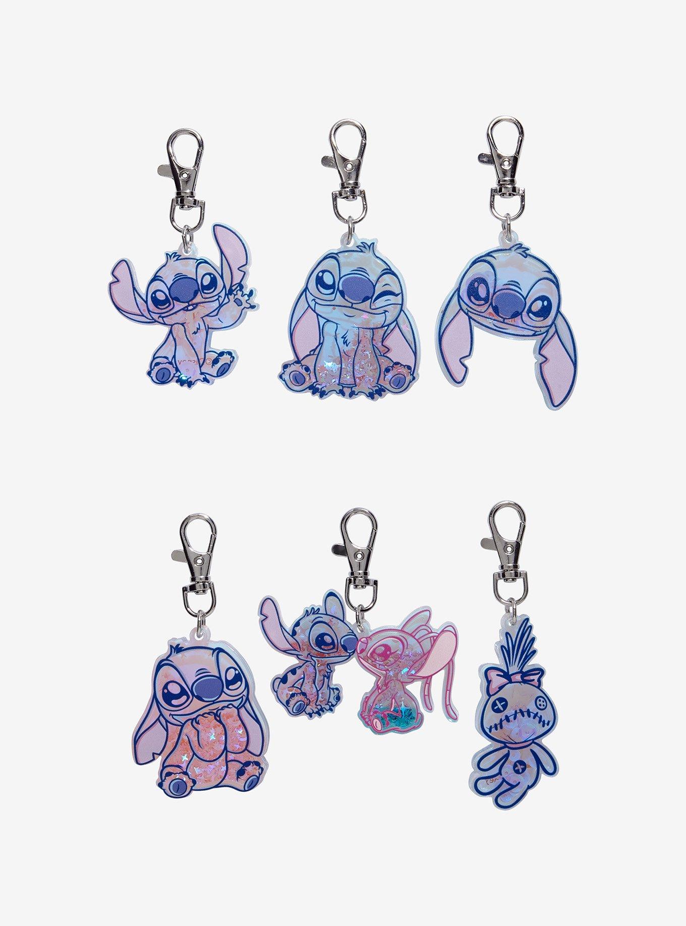 Disney Stitch Iridescent Blind Box Shaker Key Chain, , hi-res