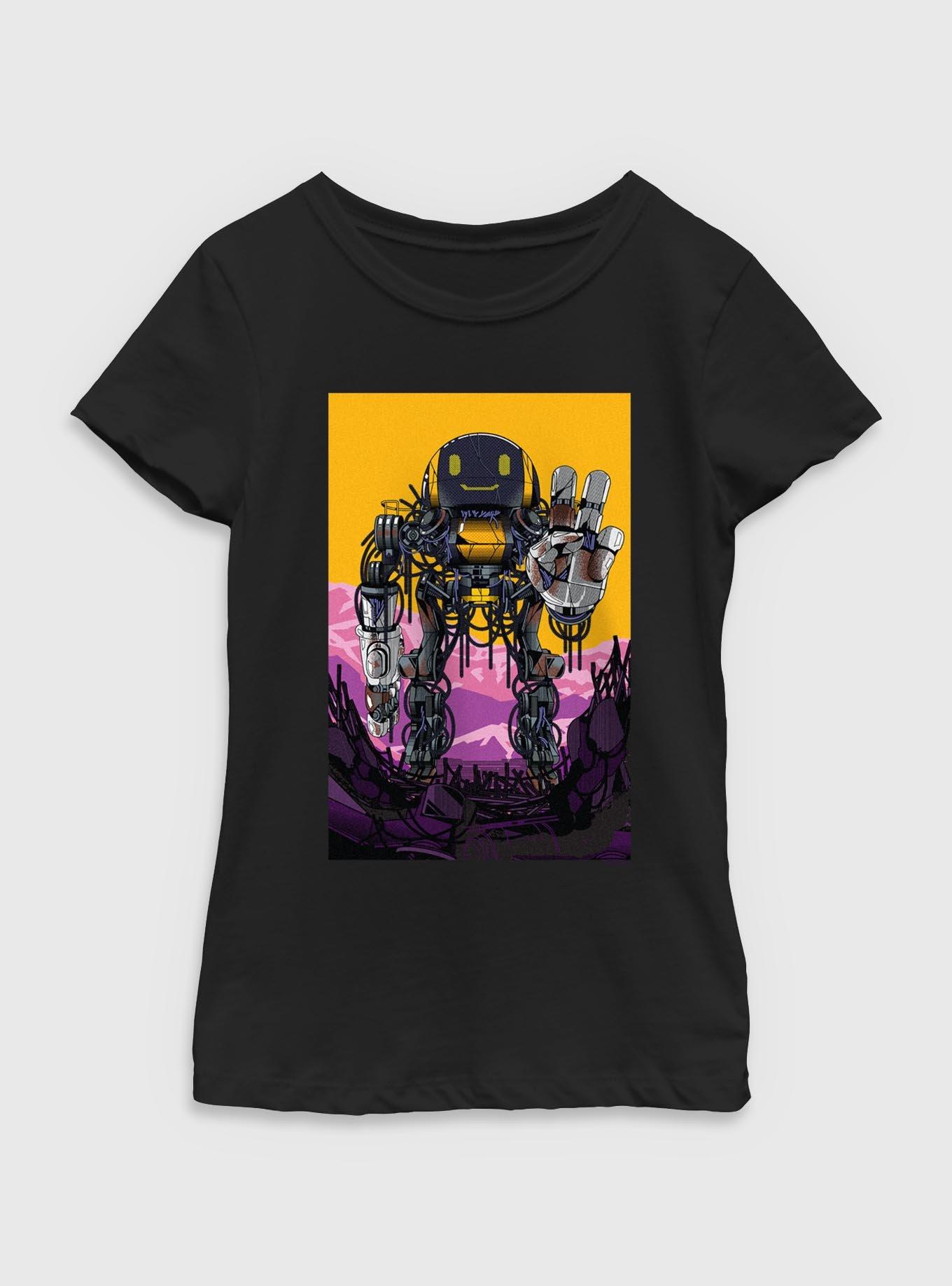 The Electric State Heman Portrait Youth Girls T-Shirt, , hi-res