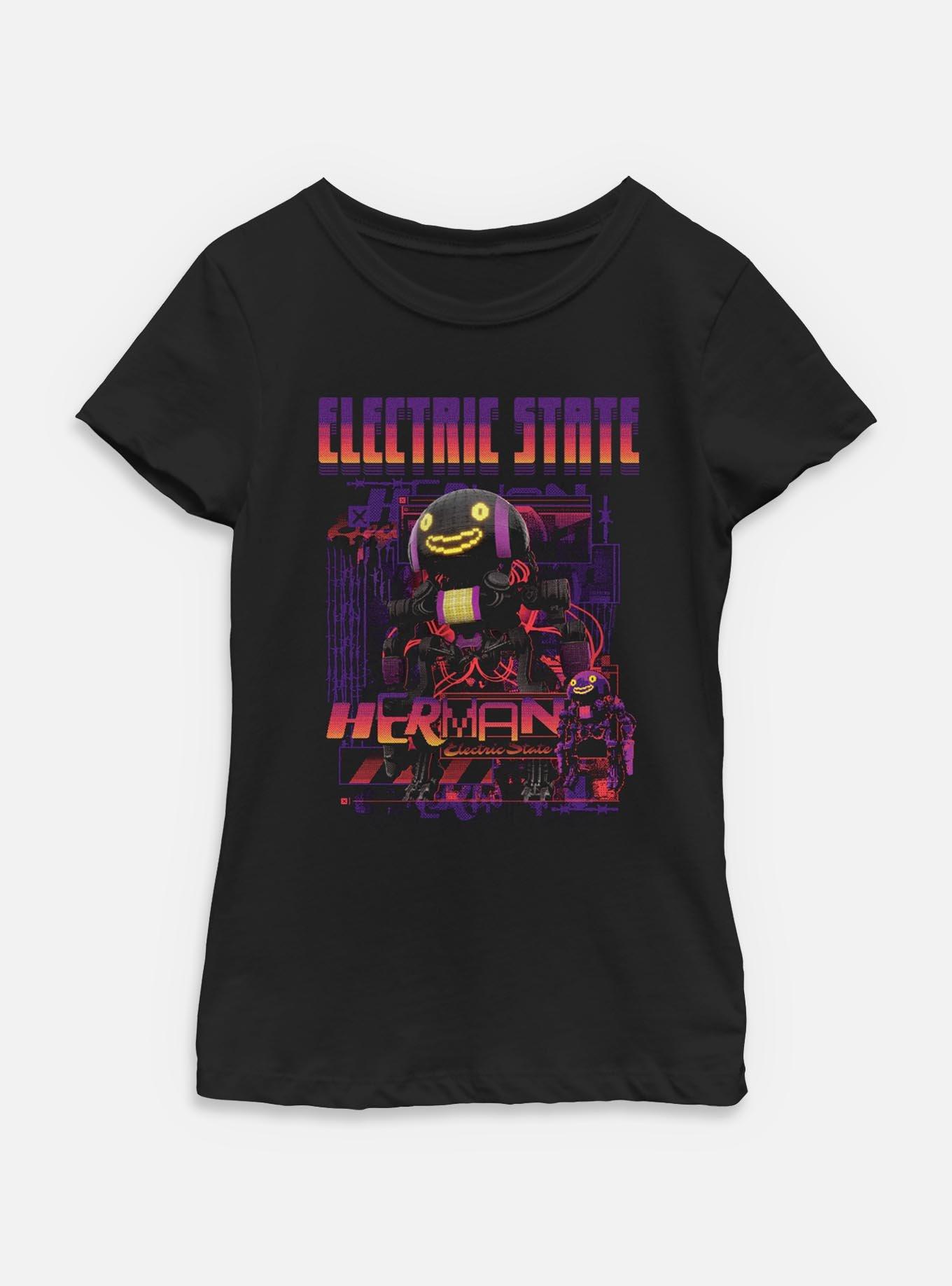 The Electric State Glitch Herman Youth Girls T-Shirt, , hi-res