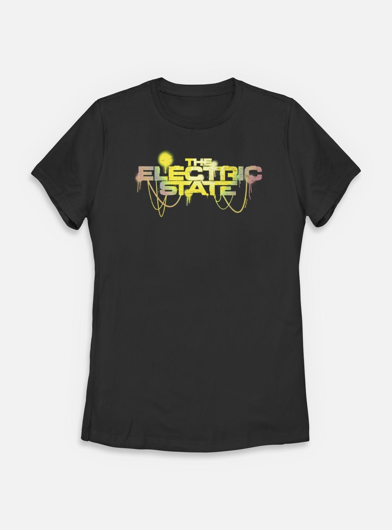 The Electric State Spray Paint Style Logo Womens T-Shirt, , hi-res