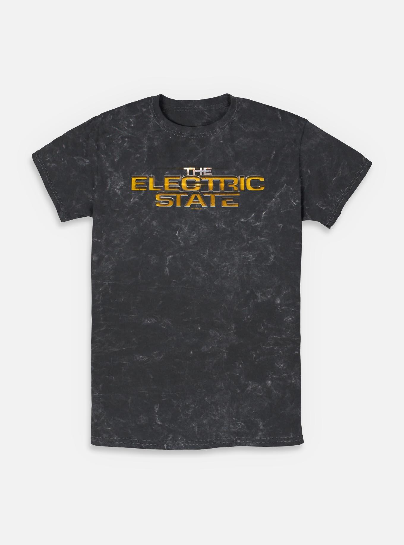The Electric State Logo Mineral Wash T-Shirt, , hi-res