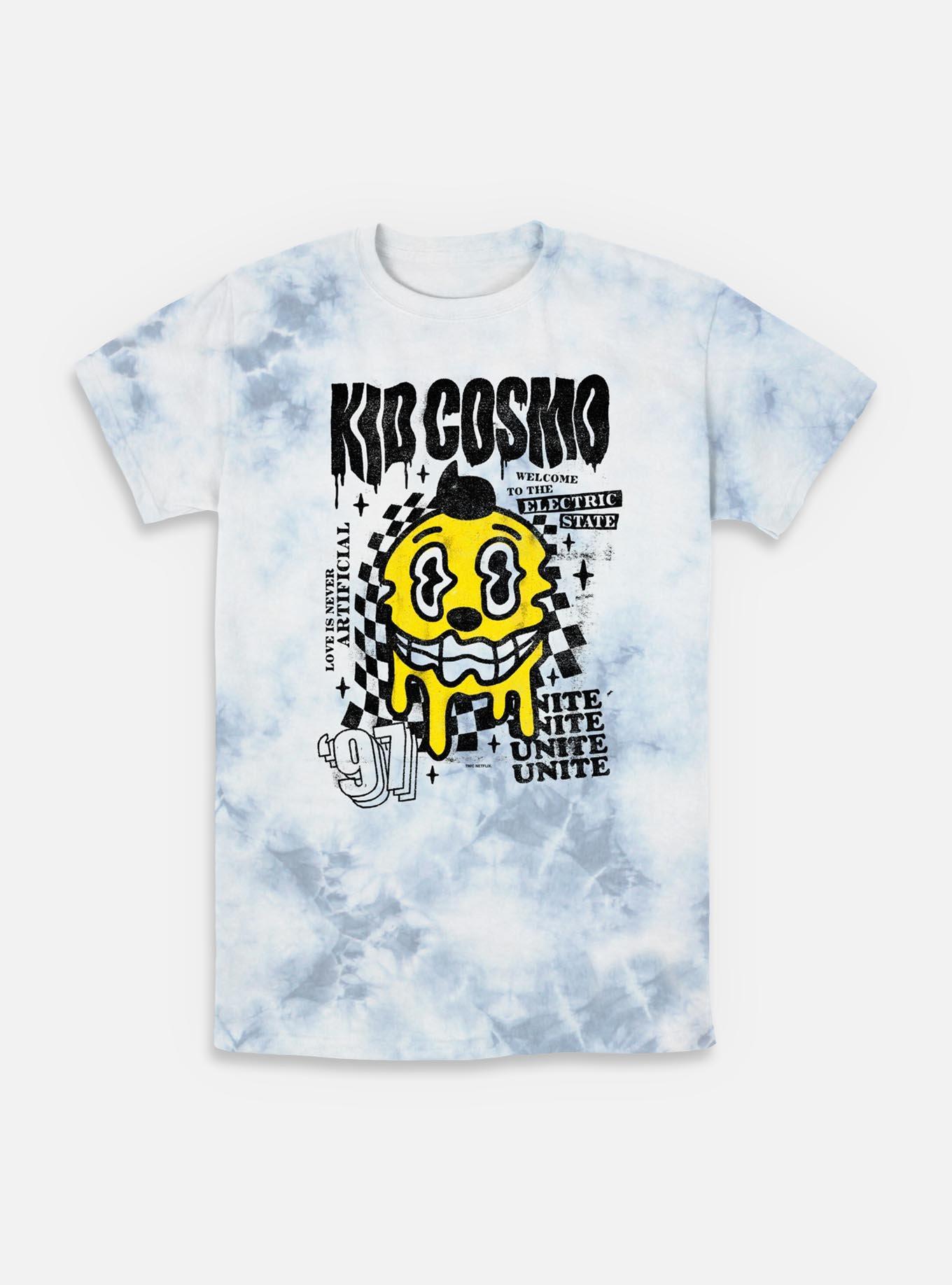 The Electric State Kid Cosmo Drip Tie-Dye T-Shirt,Specials : American Fashion Style Bags On Sale