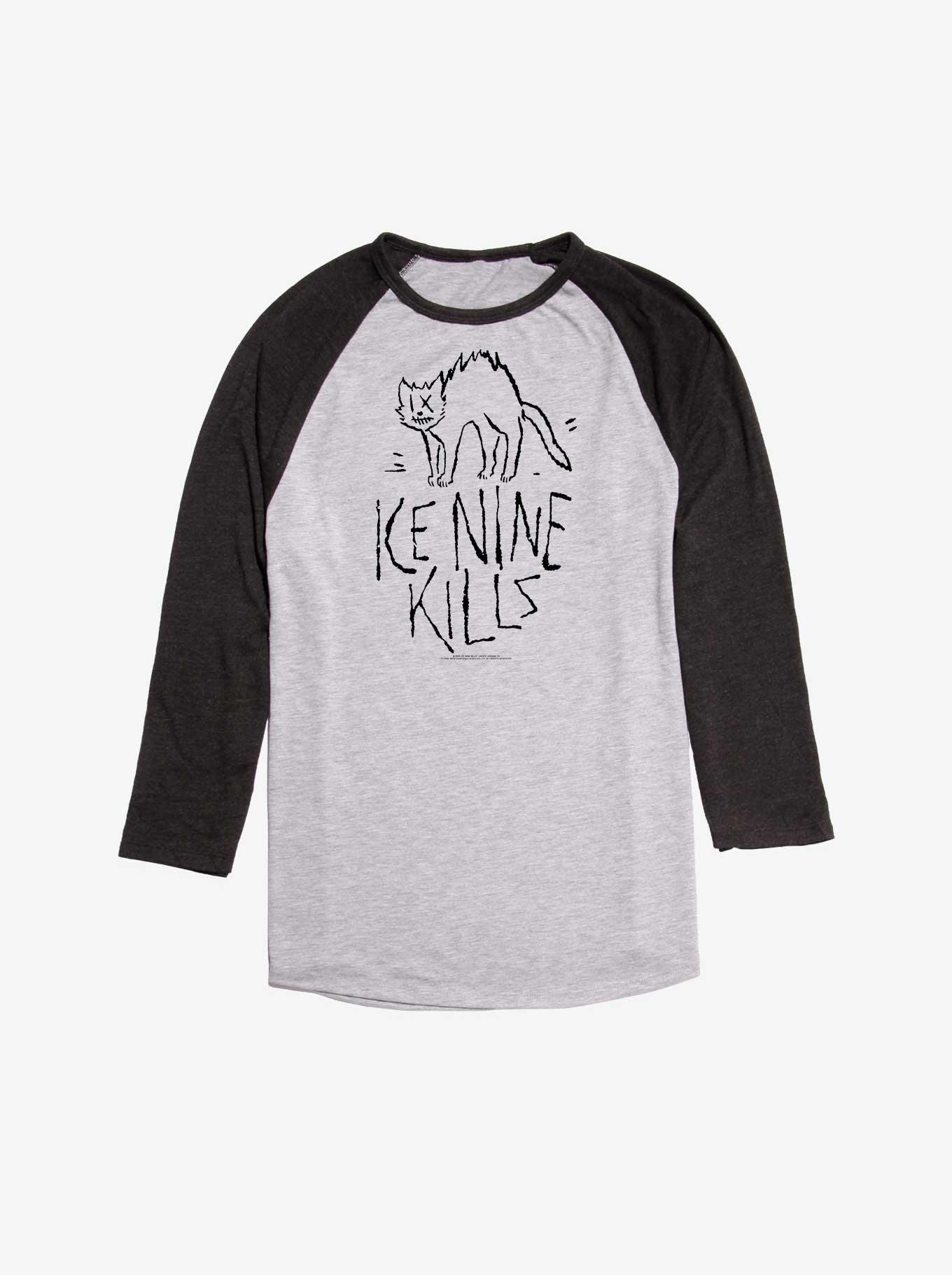 Ice Nine Kills Black Cat Raglan T-Shirt, , hi-res