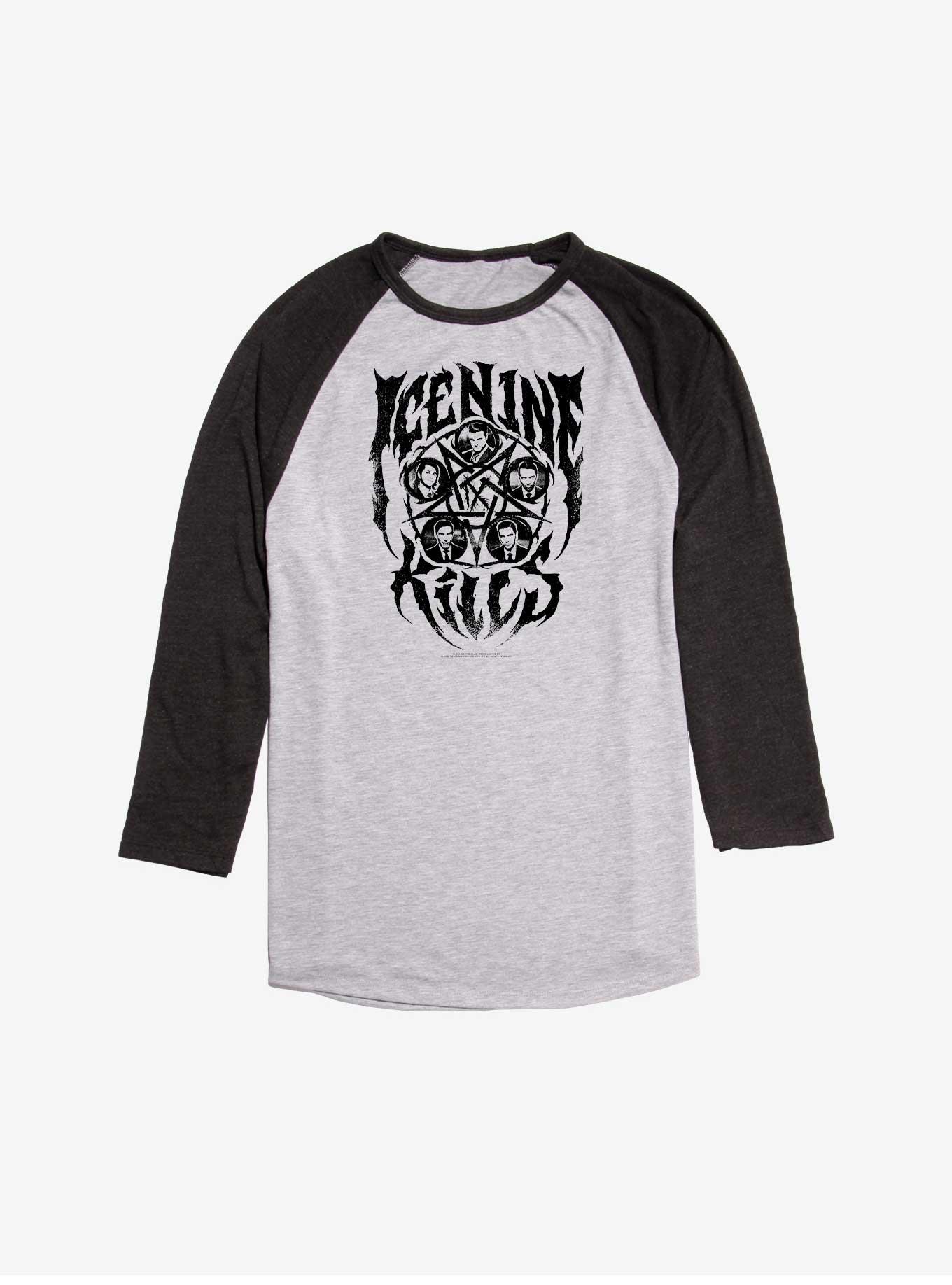 Ice Nine Kills Pentagram Raglan T-Shirt, BLACK  GREY, hi-res