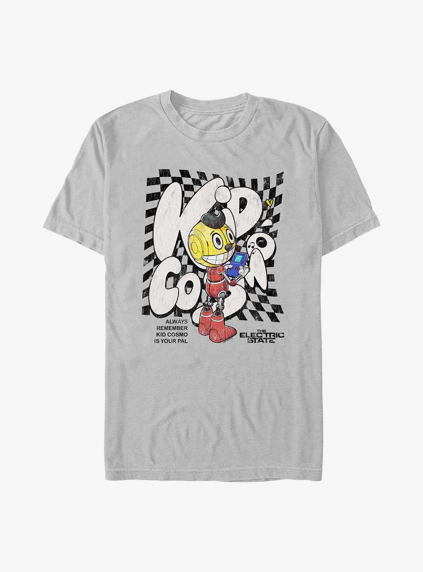 Electric State Kid Cosmos Your Pal T-Shirt, SILVER, hi-res