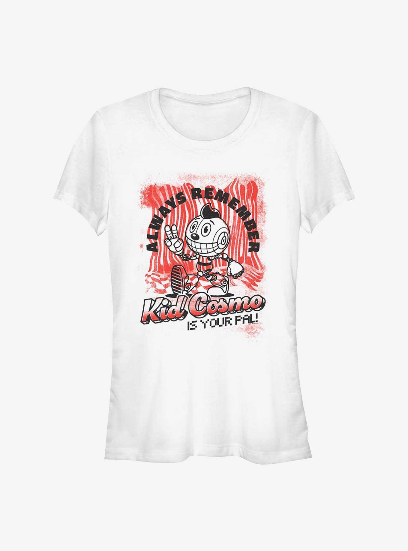 Electric State Always Remember Girls T-Shirt, WHITE, hi-res