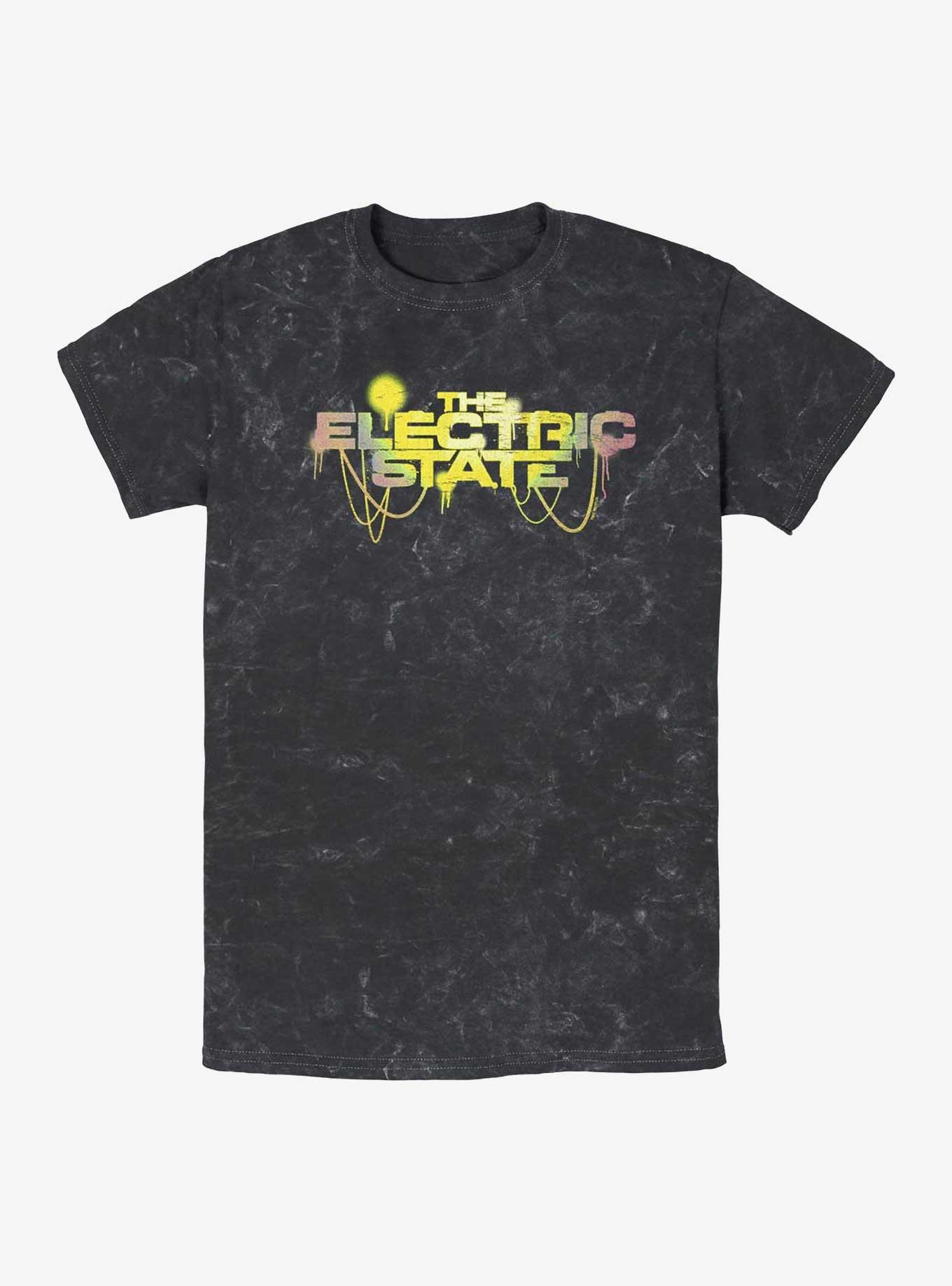 Electric State The Electric State Light Mineral Wash T-Shirt, BLACK, hi-res