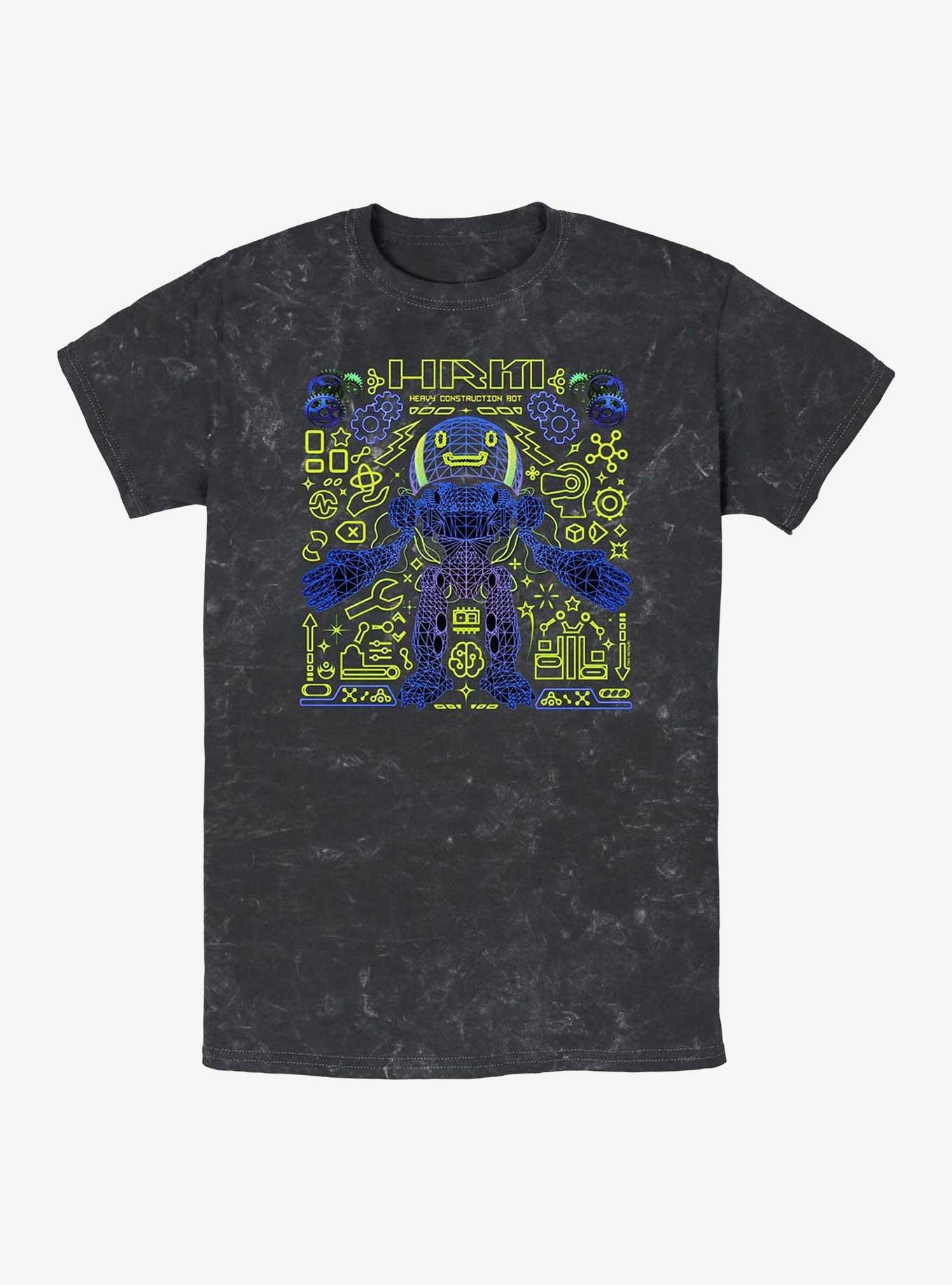 Electric State Heavy Construction Bot Mineral Wash T-Shirt, , hi-res