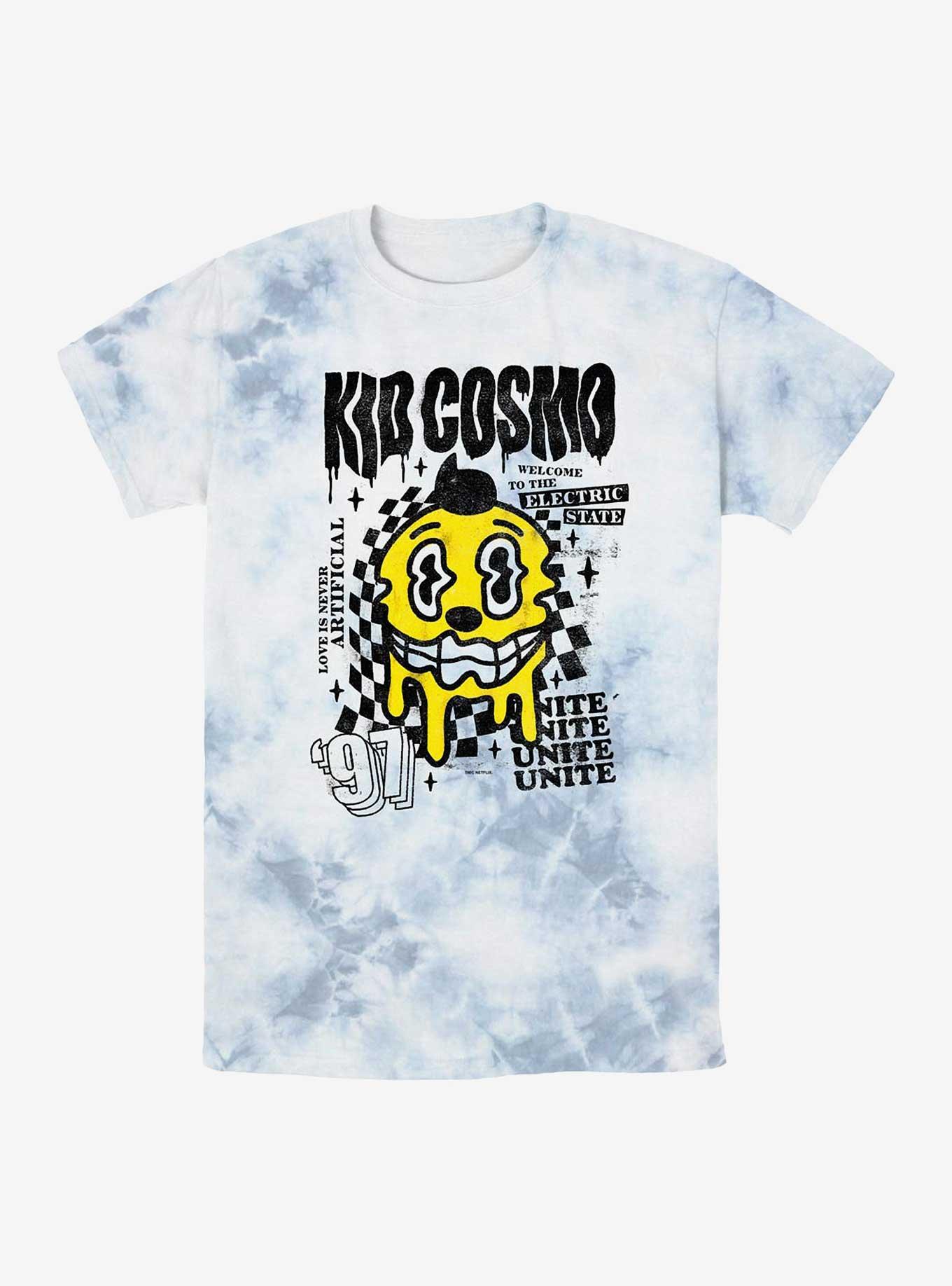 Electric State Cosmo Drip Tie-Dye T-Shirt, WHITEBLUE, hi-res